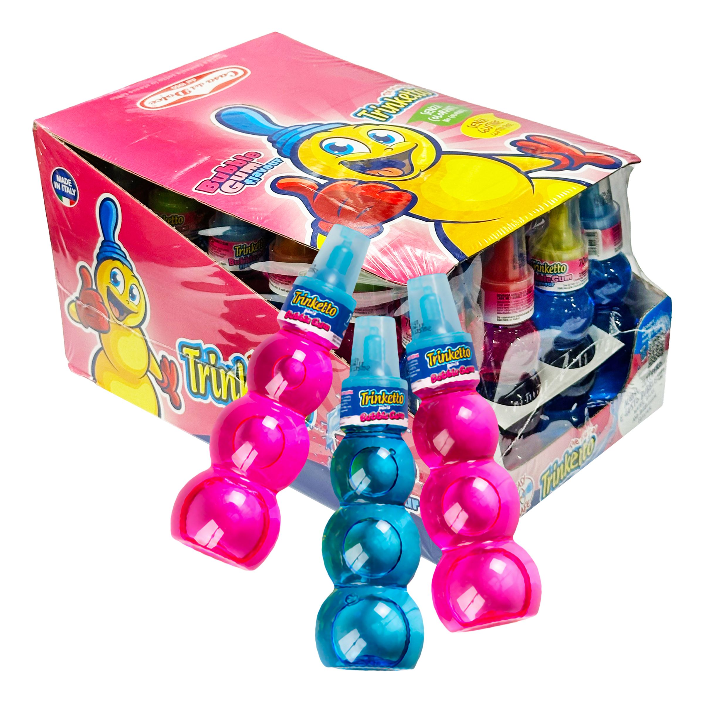 Trinketto Bubblegum Storpack - 24 x 70 ml | Hem - Godis & Läsk - Godis - Godis i Storpack | Maskeradspecialisten