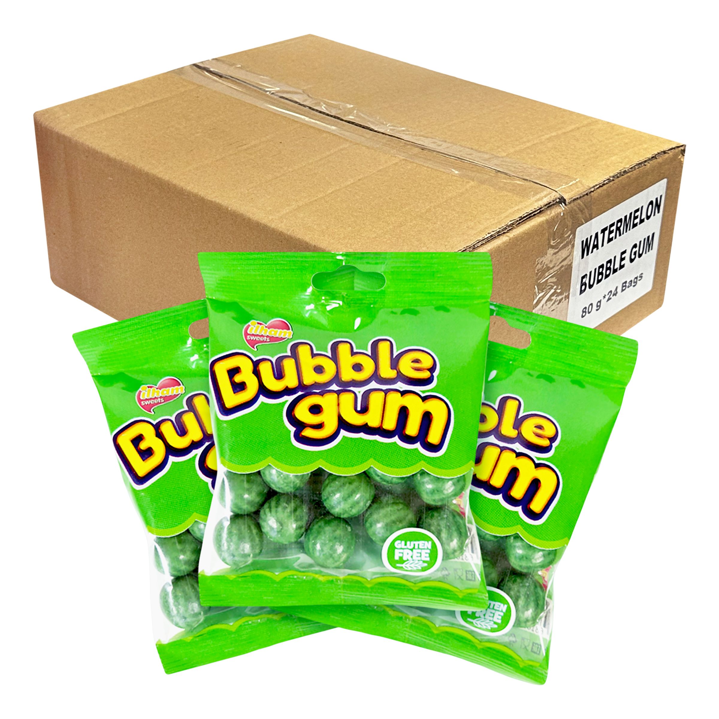 Tuggummi Vattenmelon Storpack - 24 x 80 g | Hem - Godis & Läsk - Godis - Tuggummi och Pastiller | Maskeradspecialisten