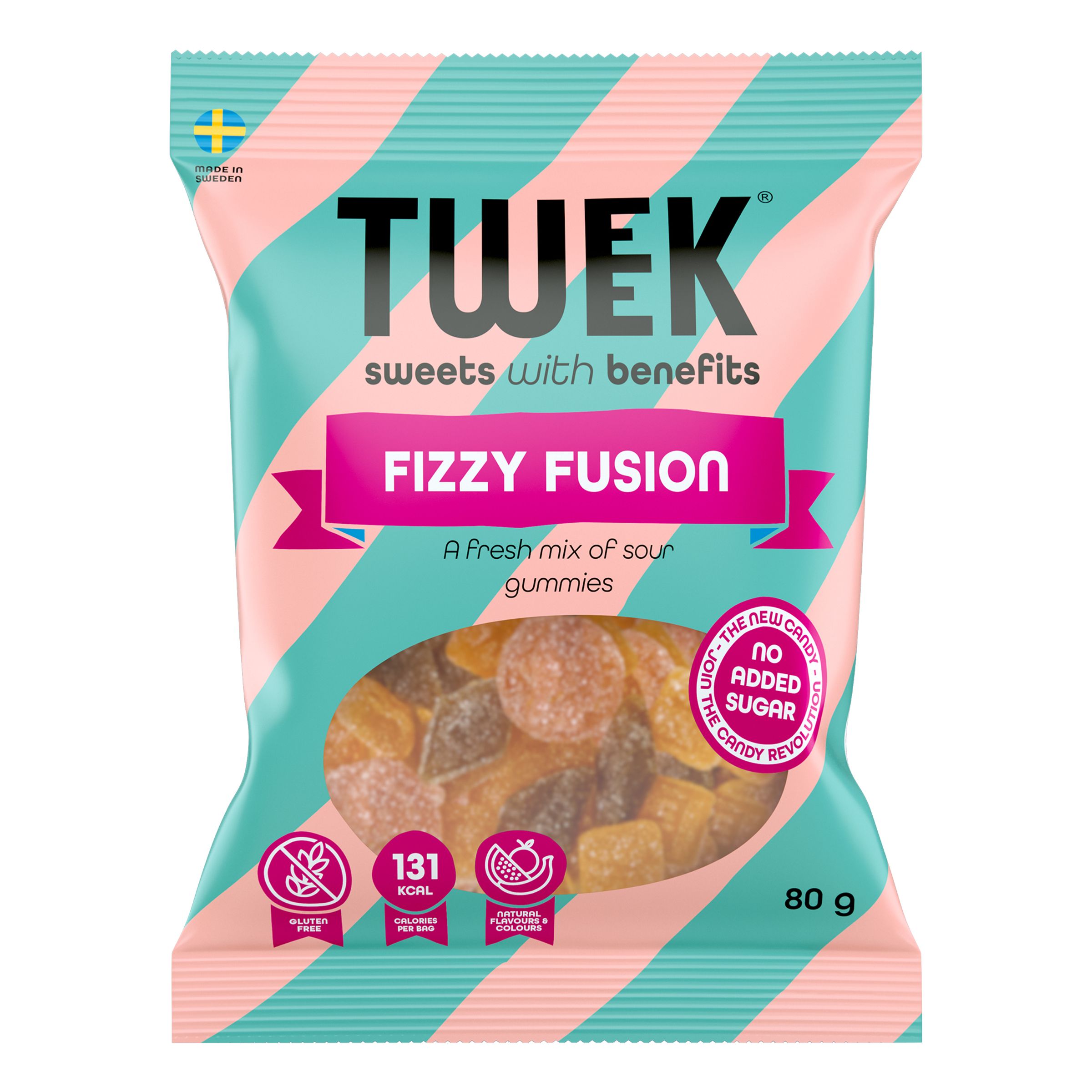 Tweek Fizzy Fusion - 80 g | Hem - Godis & Läsk - Godis - Surt Godis | Maskeradspecialisten
