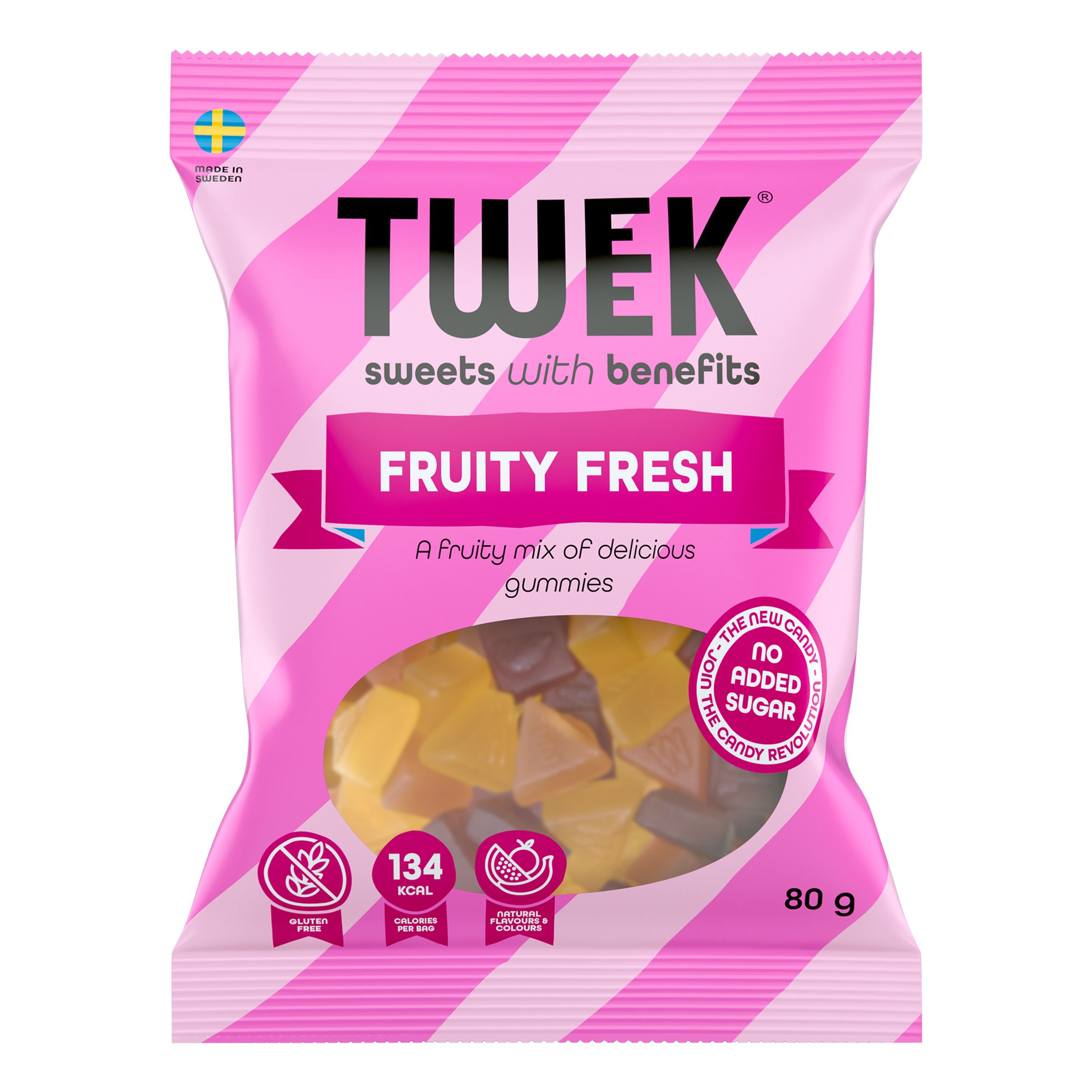 Tweek Fruity Fresh - 80 g | Hem - Godis & Läsk - Godis - Gelégodis | Maskeradspecialisten