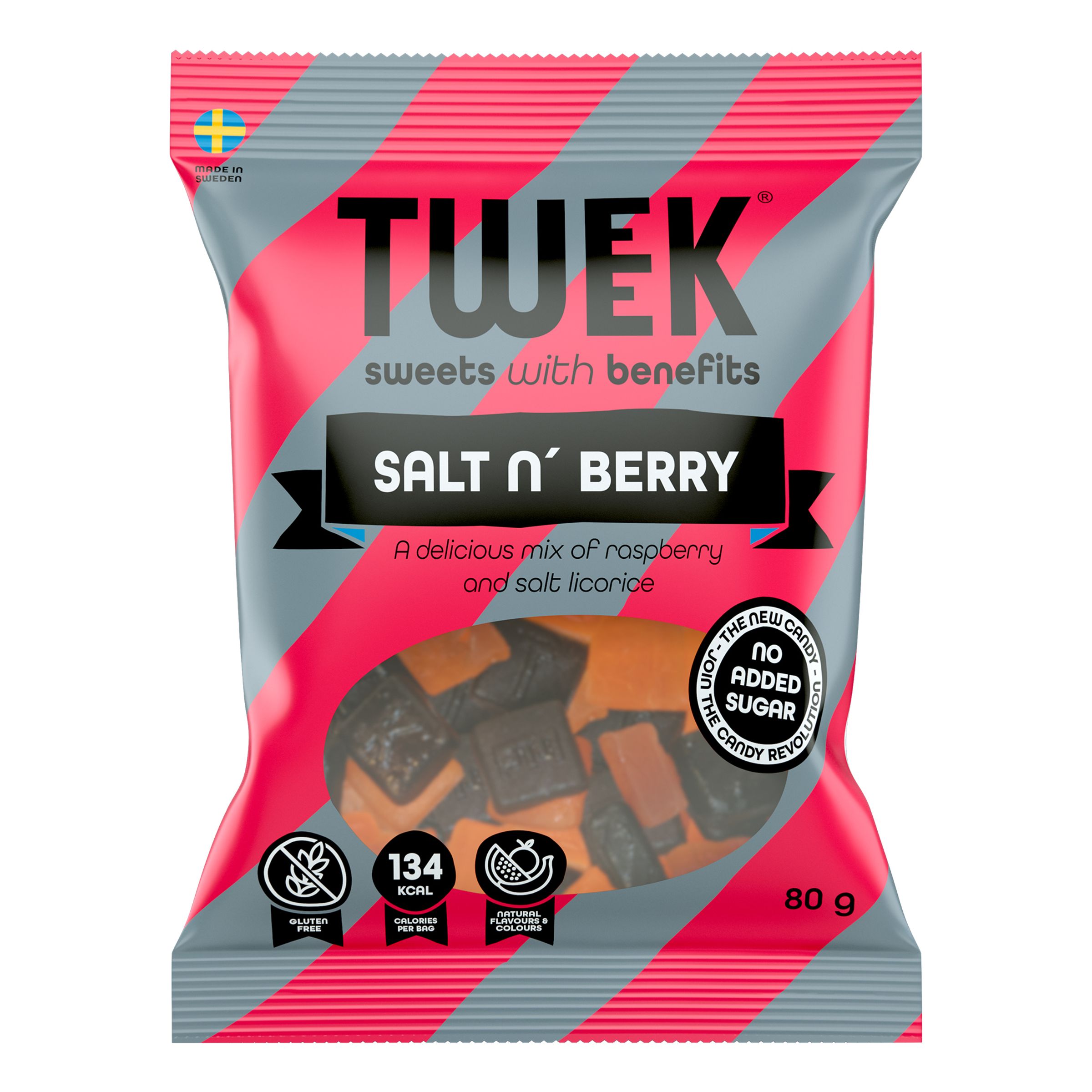 Tweek Salt n Berry - 80 g | Hem - Godis & Läsk - Godis - Lakrits | Maskeradspecialisten