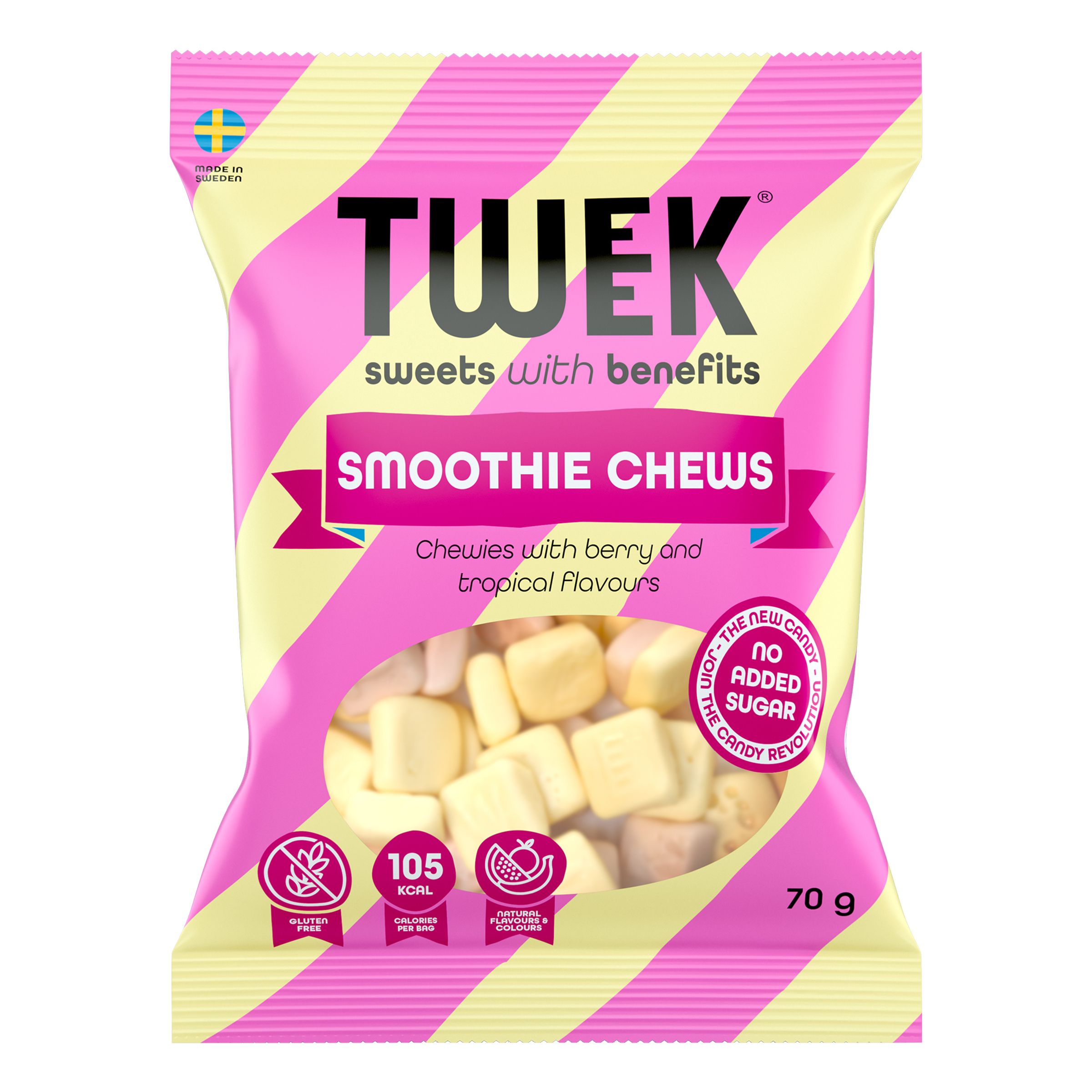 Tweek Smoothie Chews - 70 g | Hem - Godis & Läsk - Godis - Skumgodis | Maskeradspecialisten