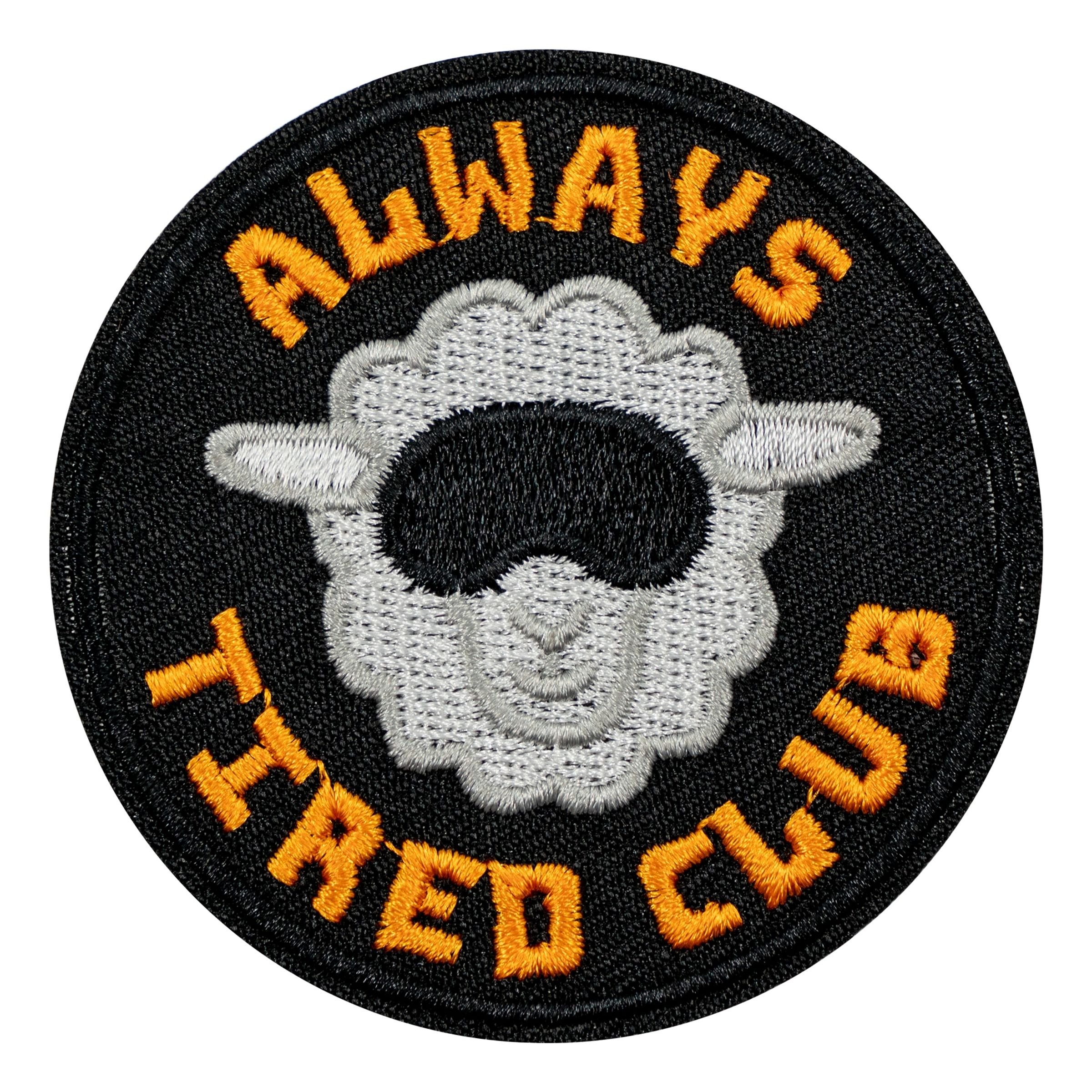 Stofmærke Always Tired Club