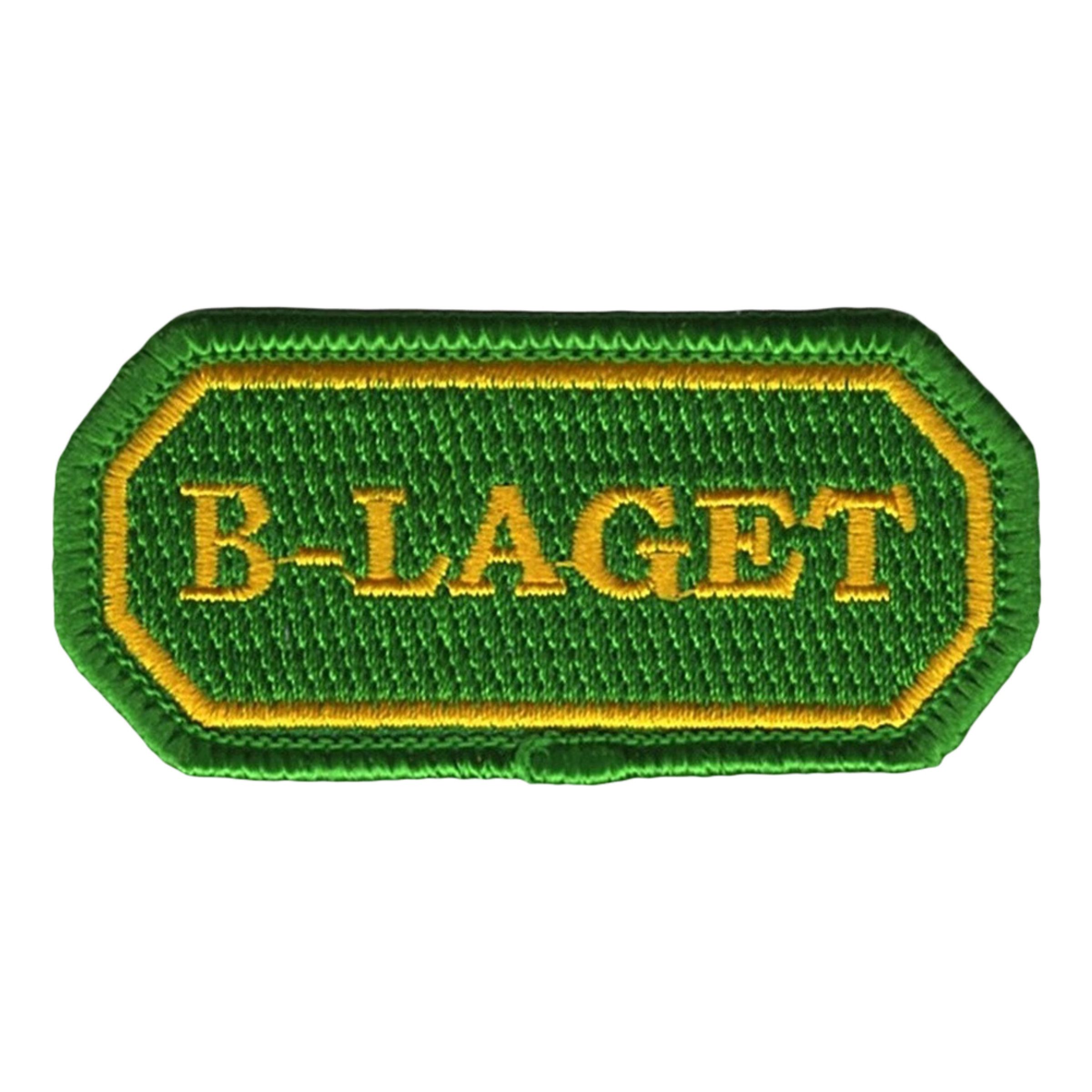 Tygmärke B-laget | Hem - Roliga Prylar - Accessoarer - Tygmärken | Pryloteket