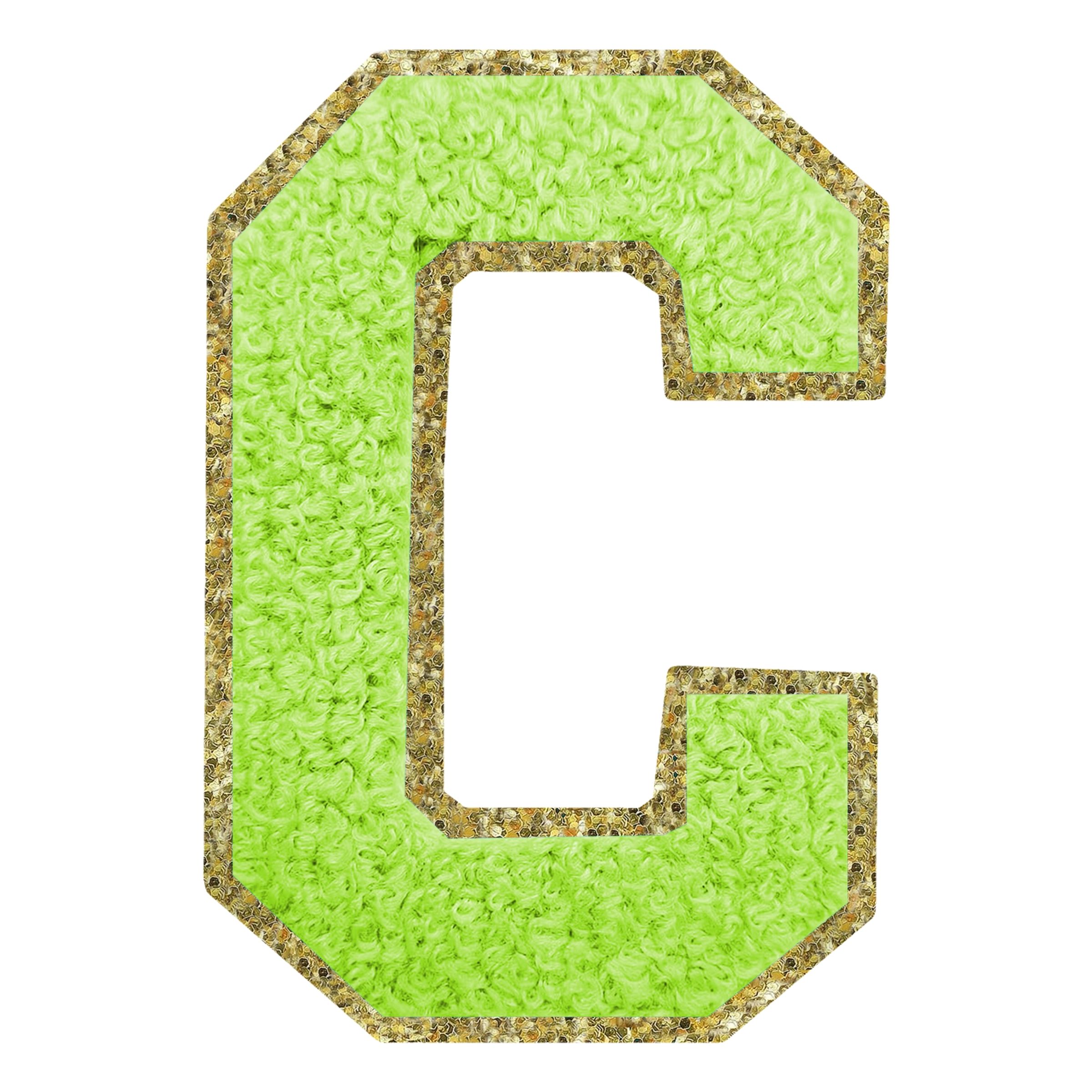 Stofmærke Bogstav Grøn - Bogstav C
