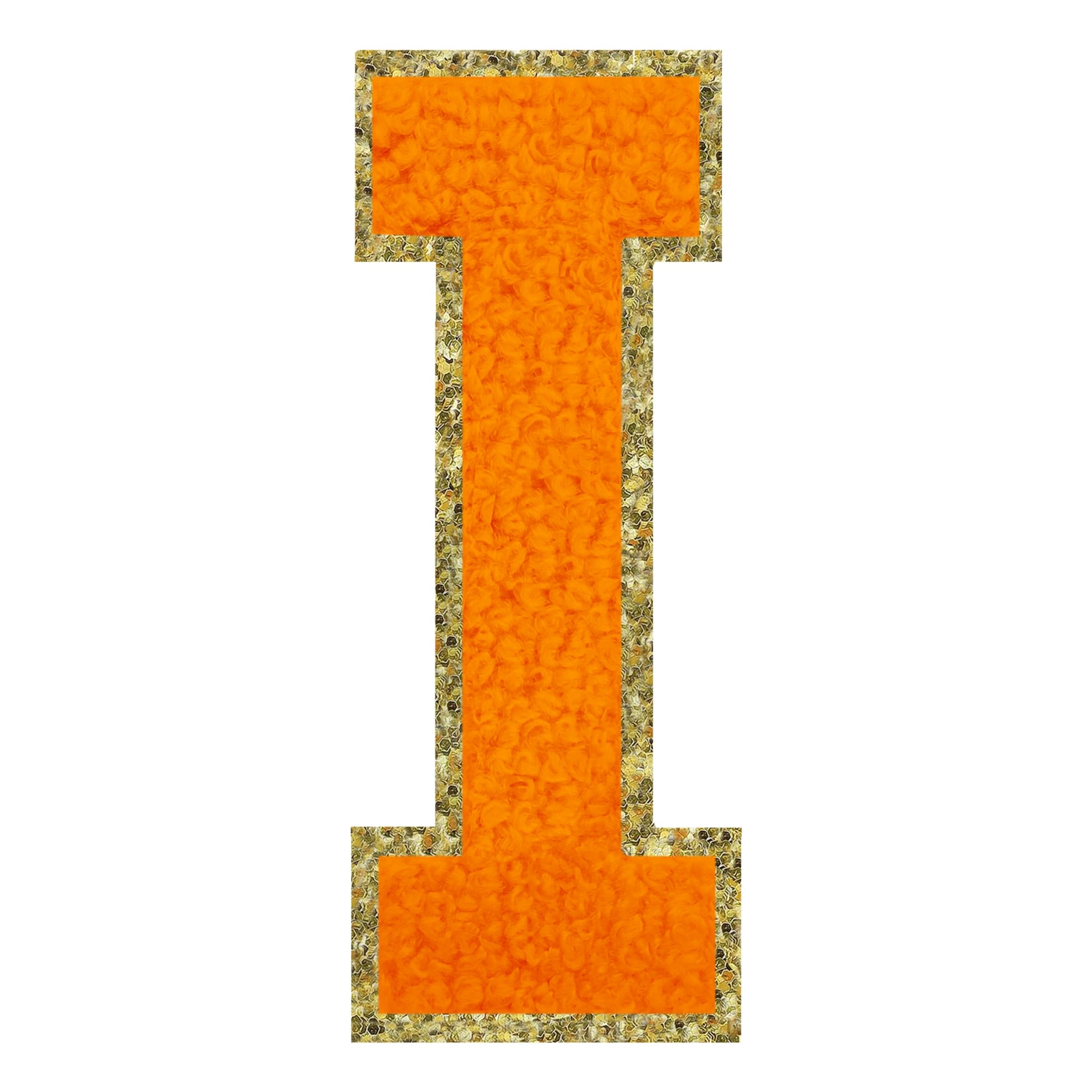 Stofmærke Bogstav Orange - Bogstav I