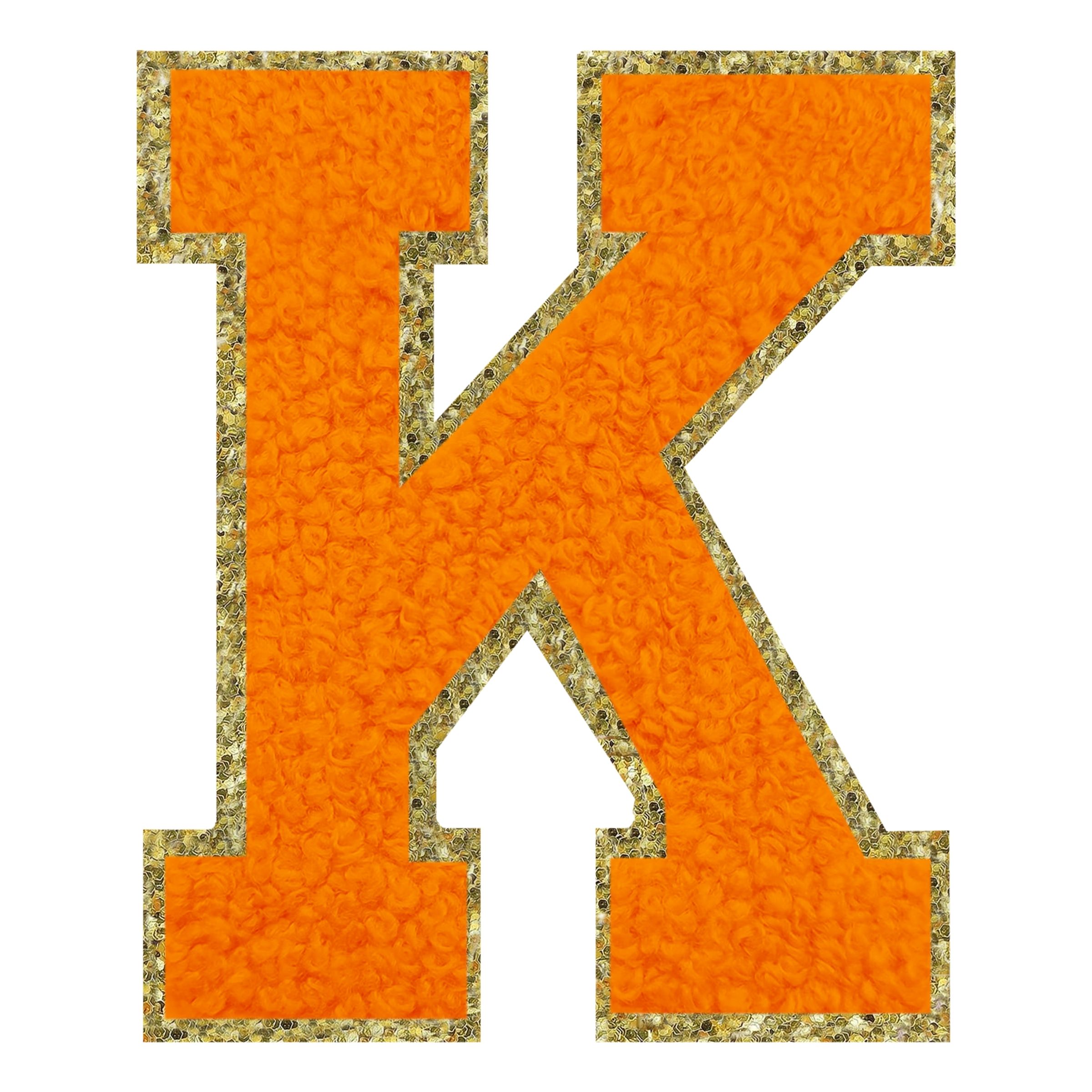 Stofmærke Bogstav Orange - Bogstav K