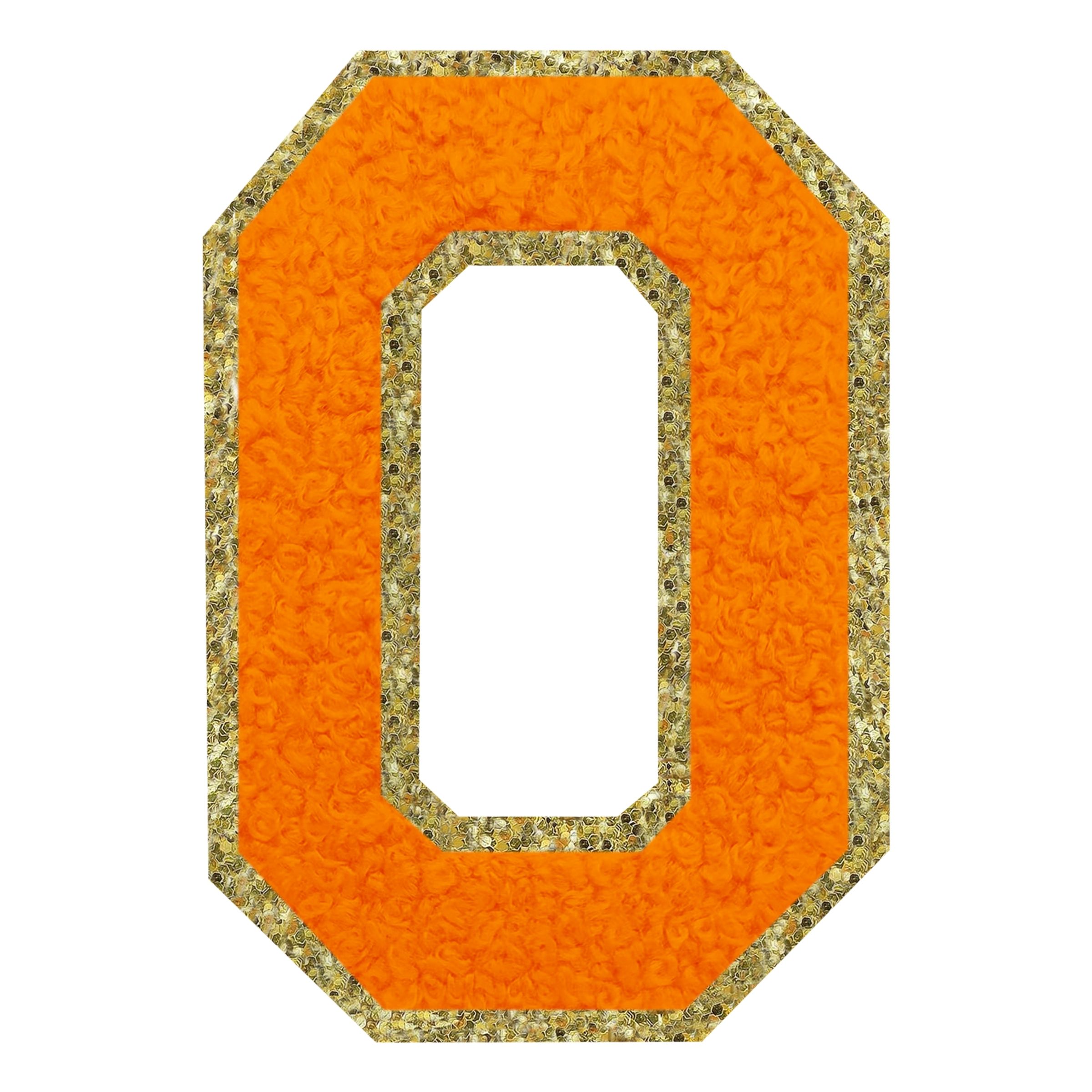 Stofmærke Bogstav Orange - Bogstav O