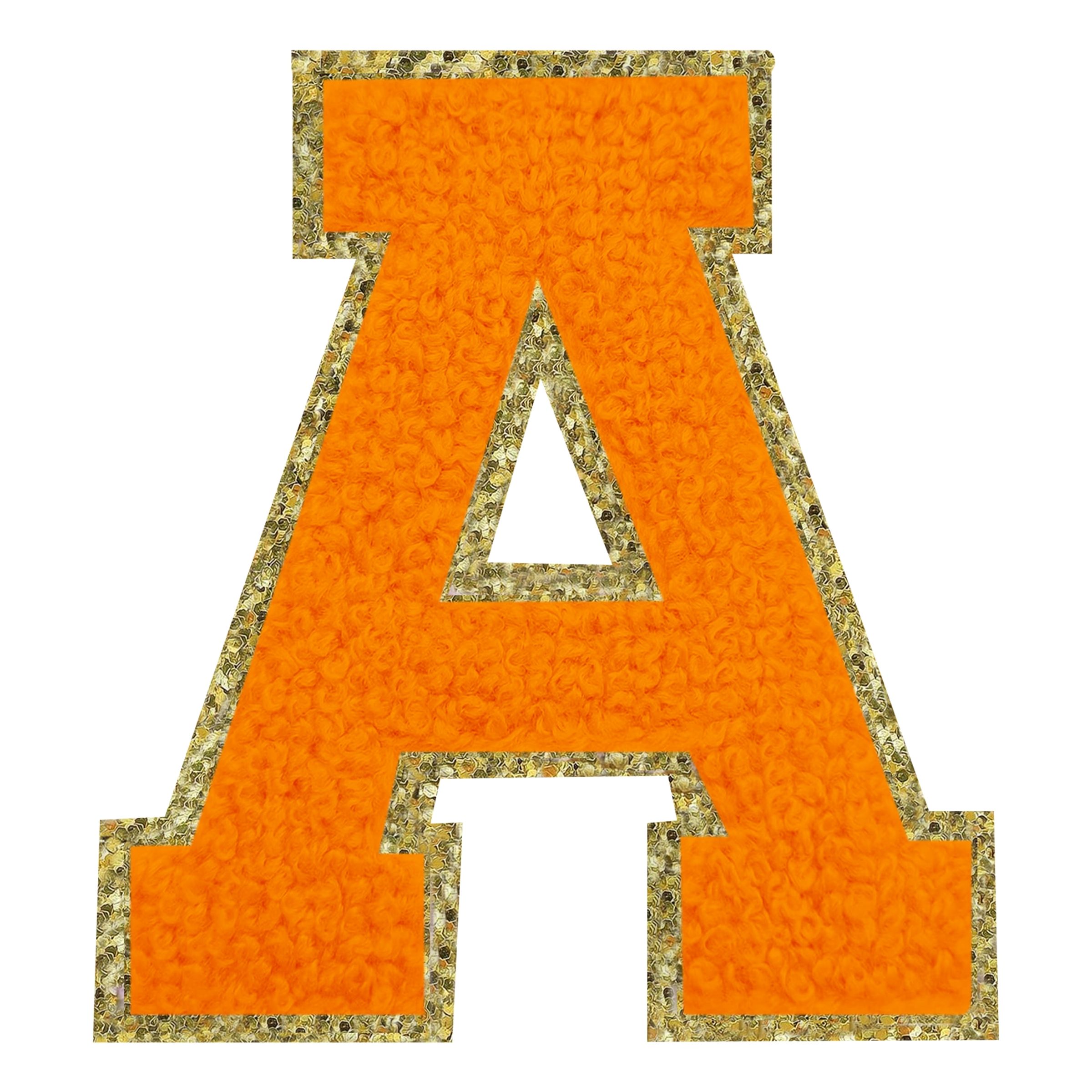 Stofmærke Bogstav Orange - Bogstav A