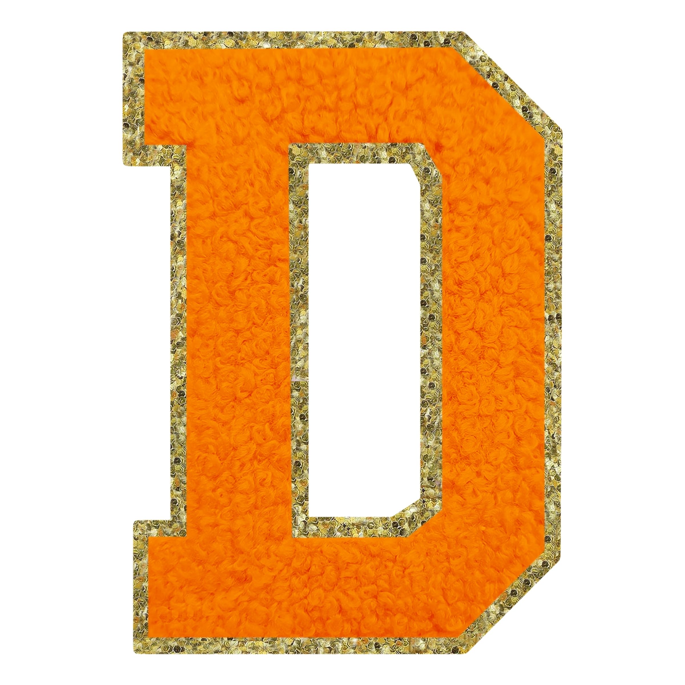 Stofmærke Bogstav Orange - Bogstav D