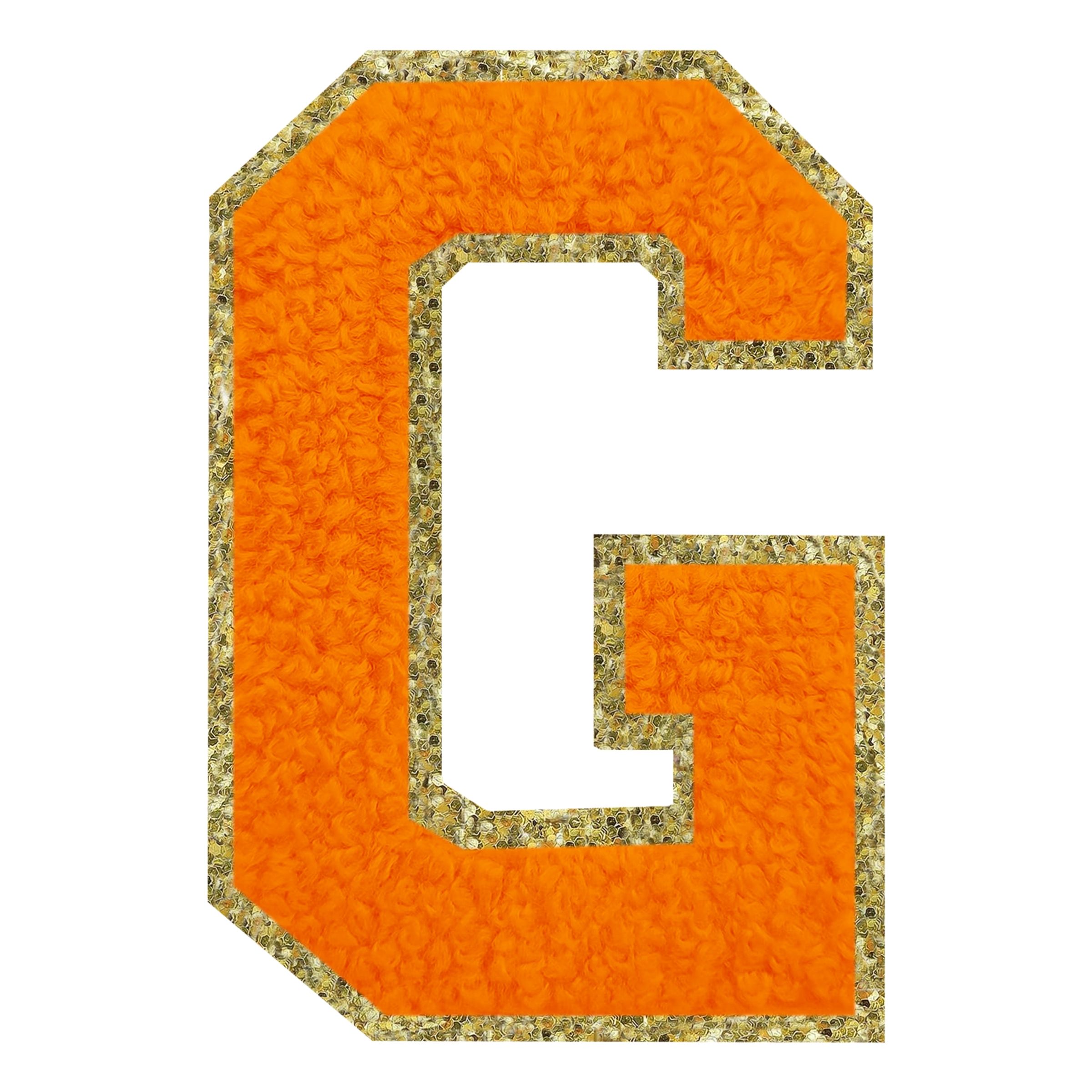Stofmærke Bogstav Orange - Bogstav G