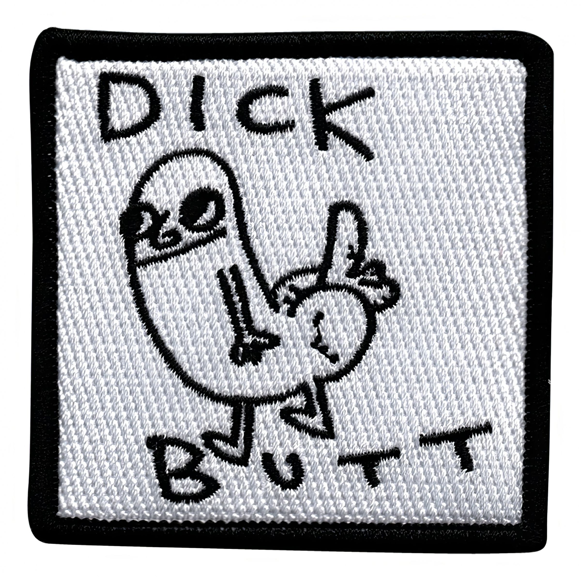 Tygmärke Dick Butt | Hem - Roliga Prylar - Accessoarer - Tygmärken | Pryloteket