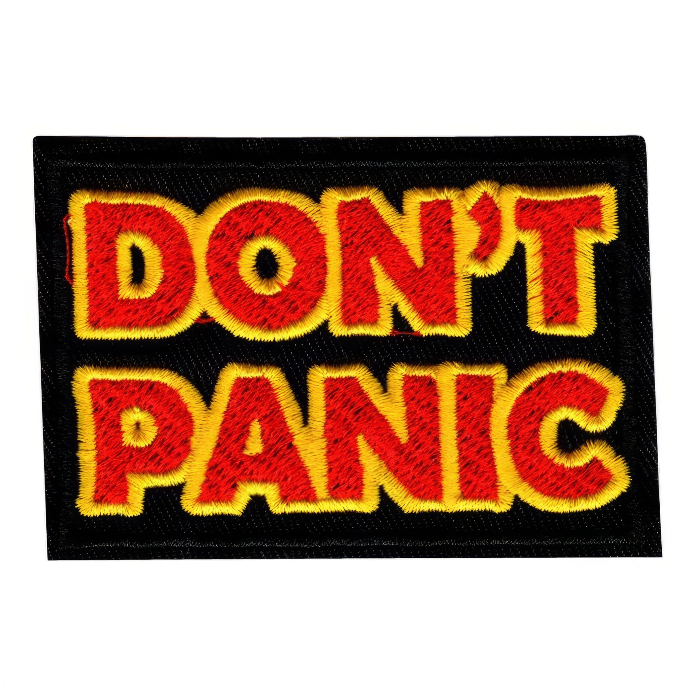 Stofmærke Don't Panic
