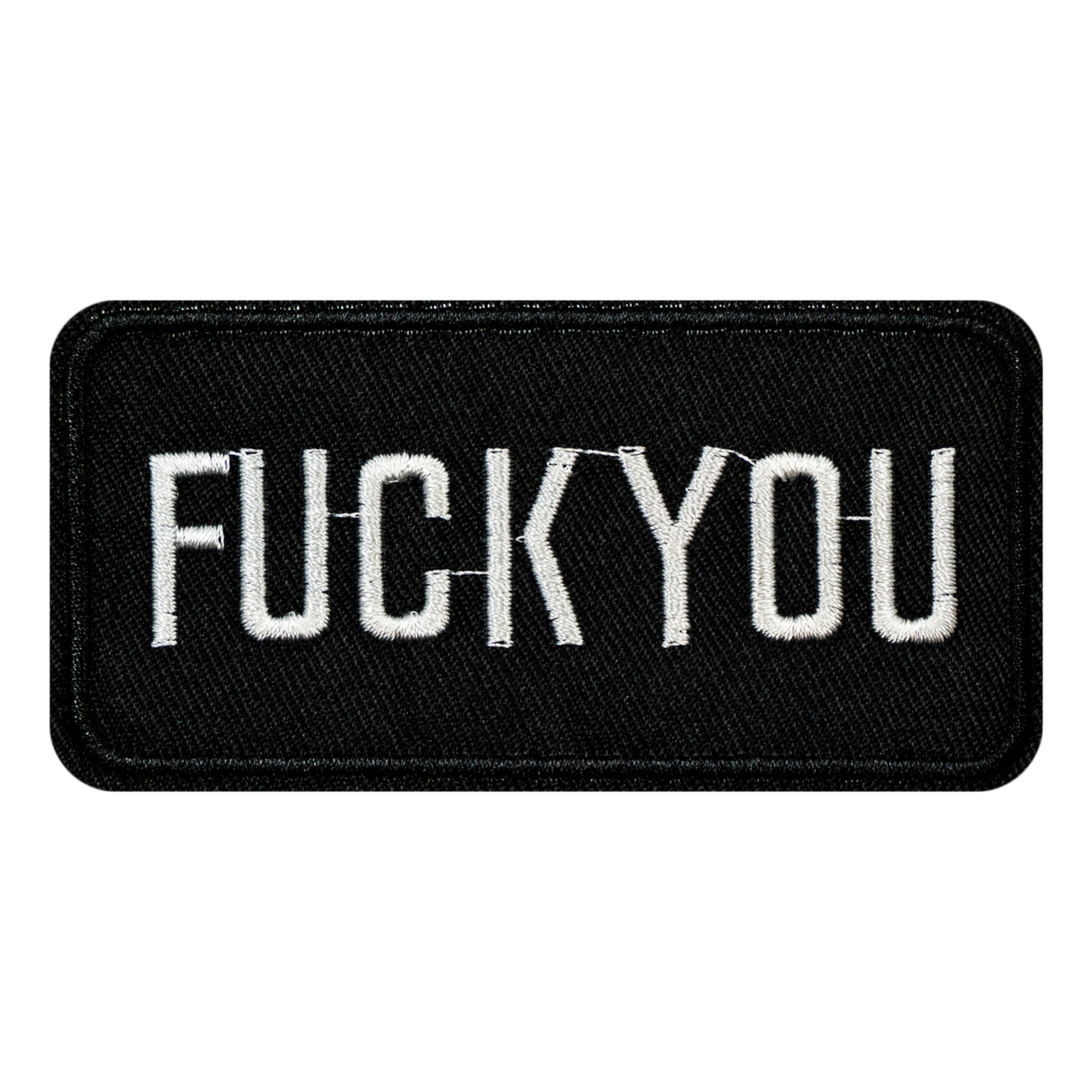 Tygmärke Fuck You | Hem - Roliga Prylar - Accessoarer - Tygmärken | Pryloteket
