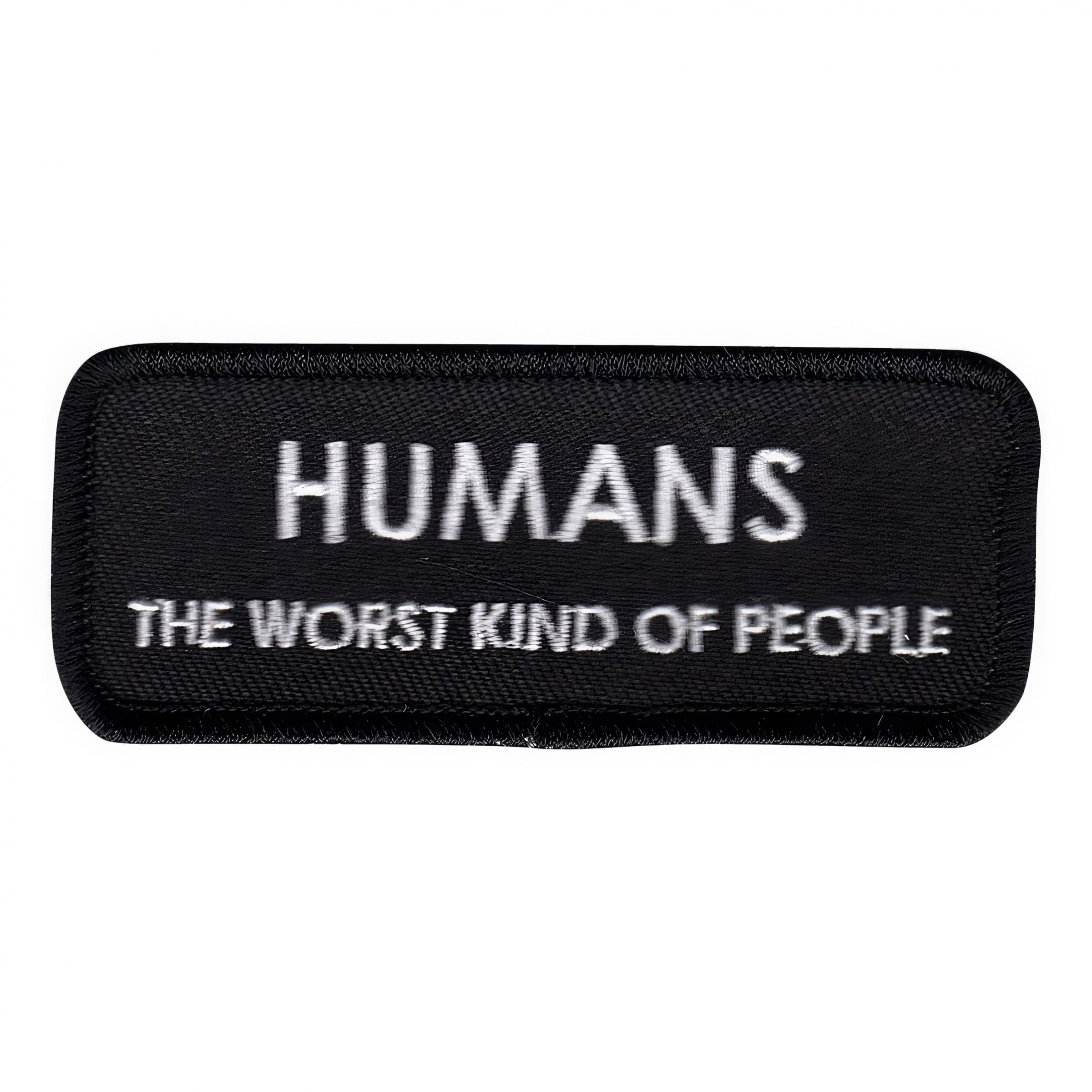 Tygmärke Humans | Hem - Roliga Prylar - Accessoarer - Tygmärken | Pryloteket