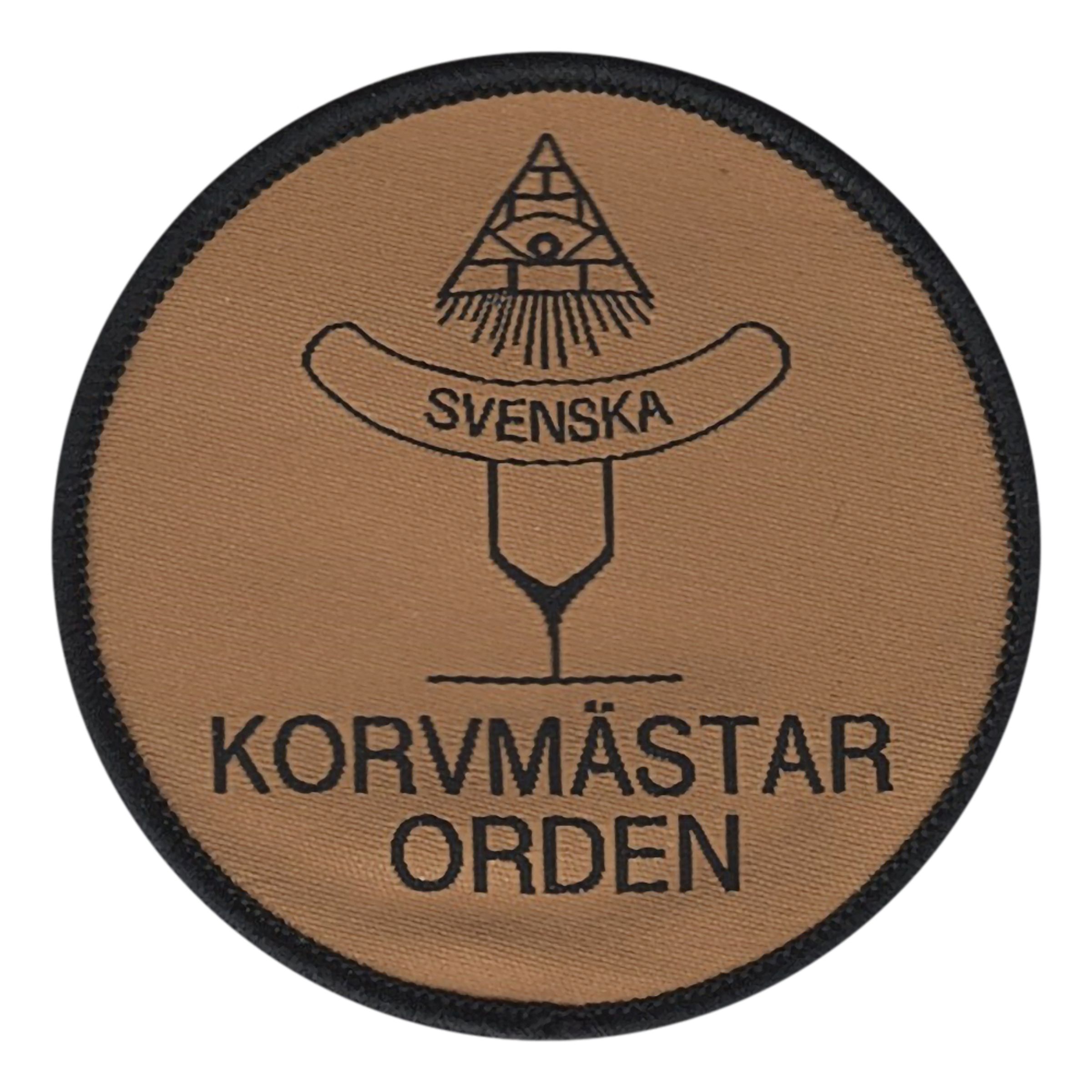 Tygmärke Korvmästarordern | Hem - Roliga Prylar - Accessoarer - Tygmärken | Pryloteket