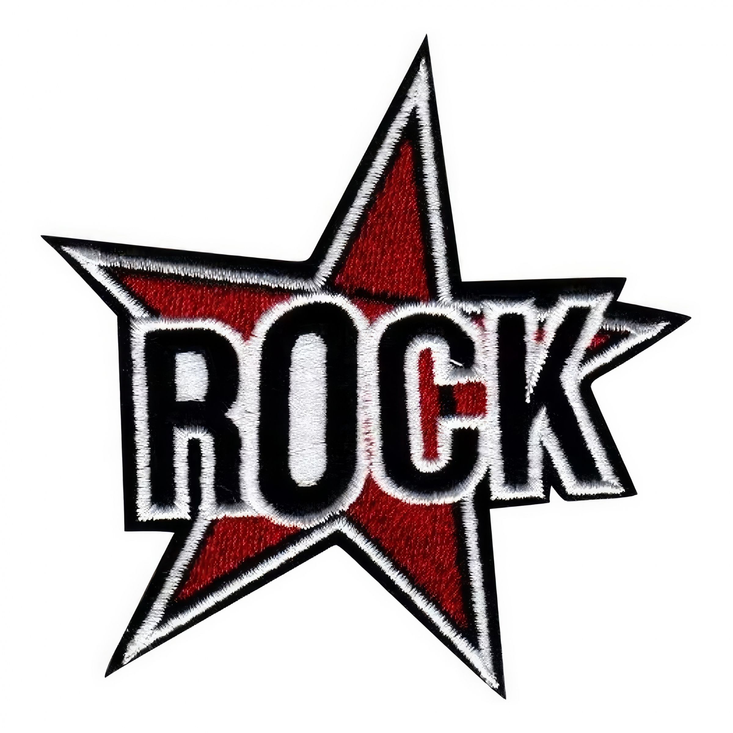 Tygmärke ROCK | Hem - Roliga Prylar - Accessoarer - Tygmärken | Pryloteket