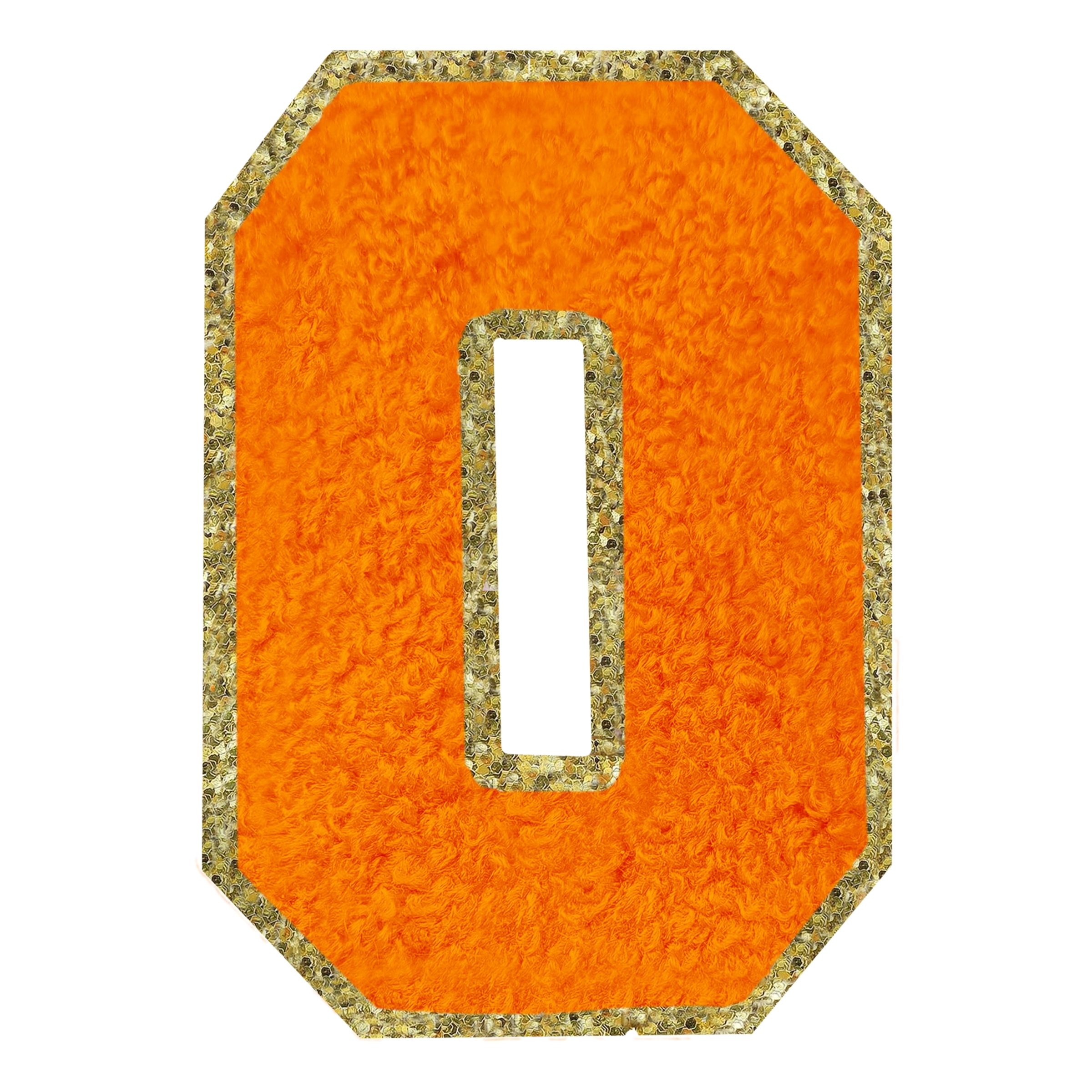 Tygmärke Siffra Orange - Siffra 0 | Hem - Teman - Färger - Orange | Party Outlet