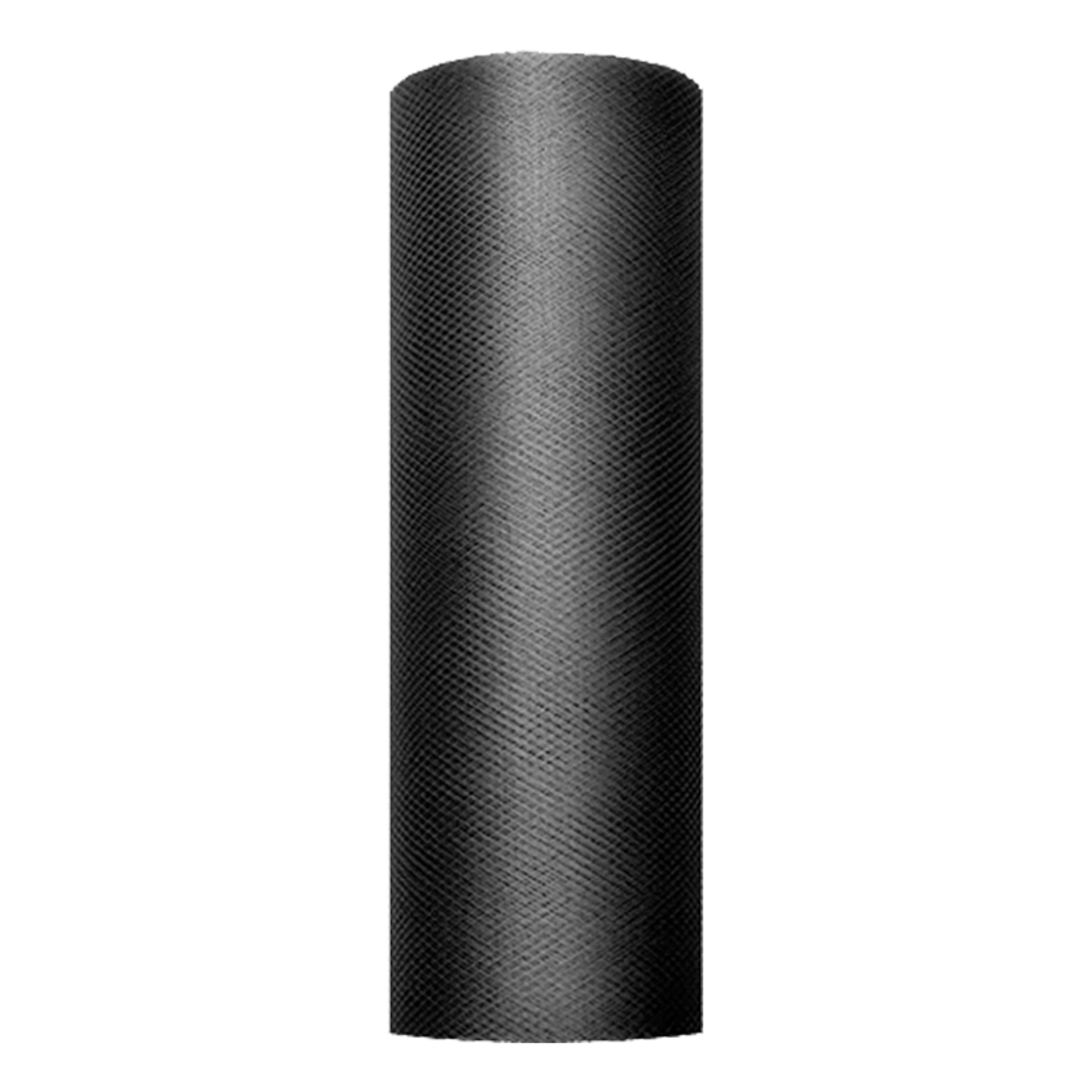 Tyll på Rulle Svart - 0,15 x 9 m | Hem - Teman - Färger - Svart | Maskeradspecialisten