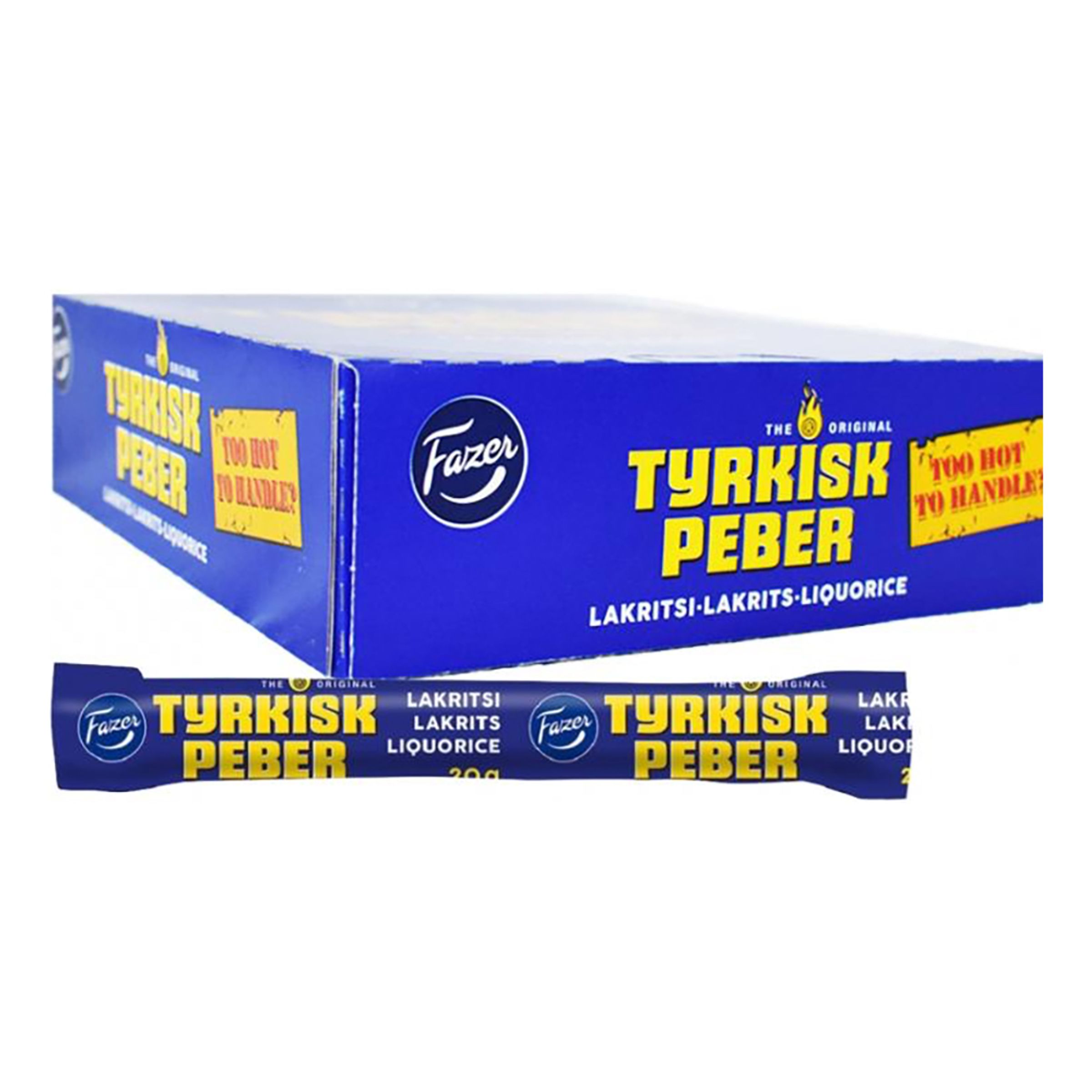 Fazer Tyrkisk Peber Stænger Storpak - 30 x 20 g