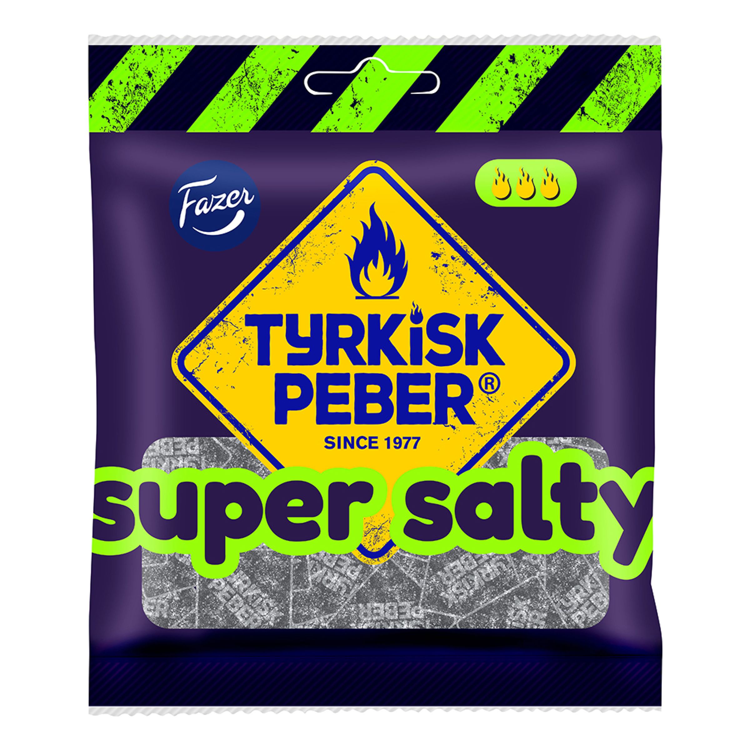 Tyrkisk Peber Super Salty - 80 g | Hem - Godis & Läsk - Godis - Lakrits | Maskeradspecialisten