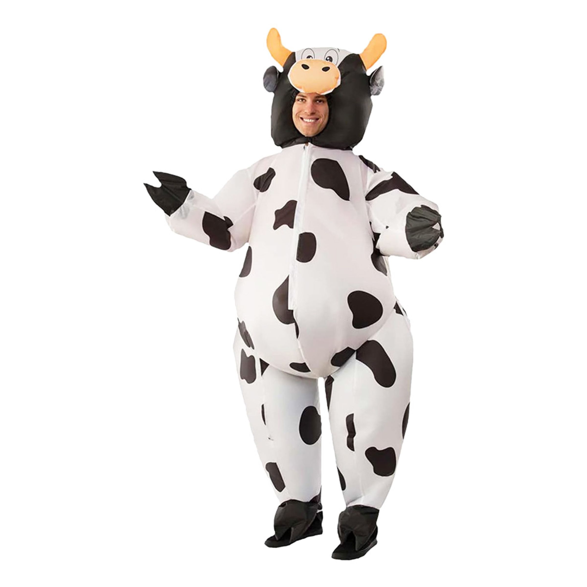 Oppusteligt Ko Kostume - One size