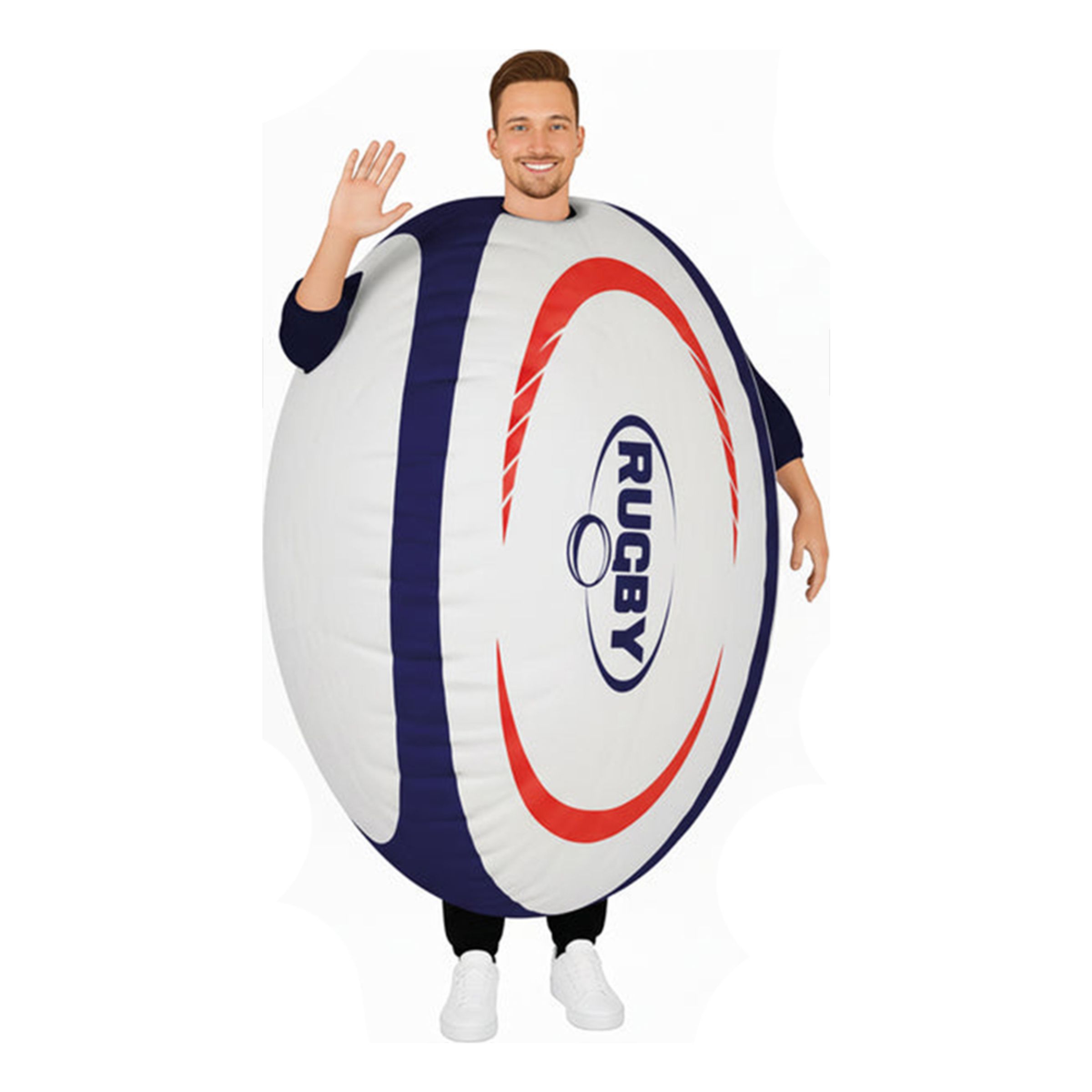 Oppustelig Rugbybold Kostume - One size