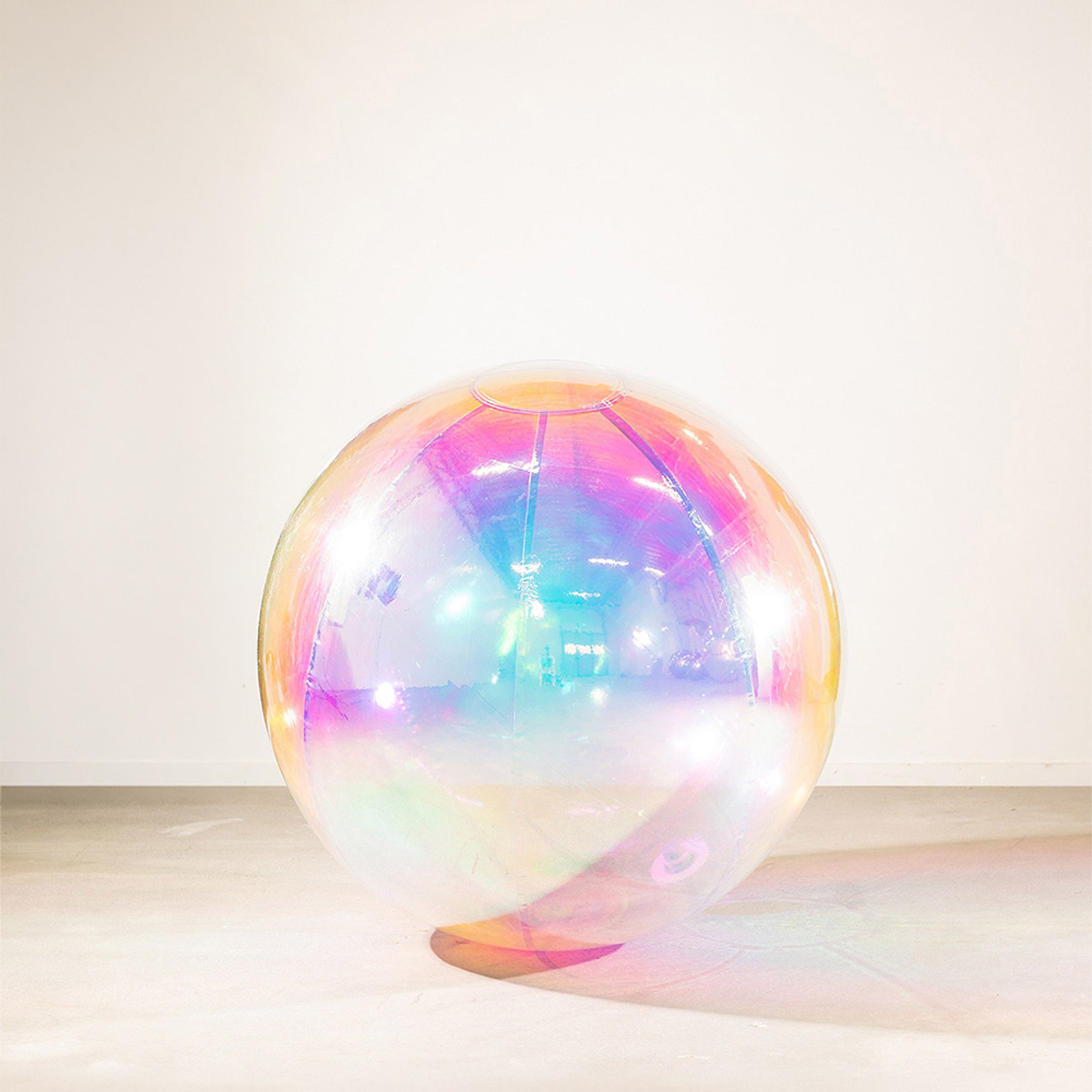 Oppustelig Spejlkugle Iridescent - 100 cm