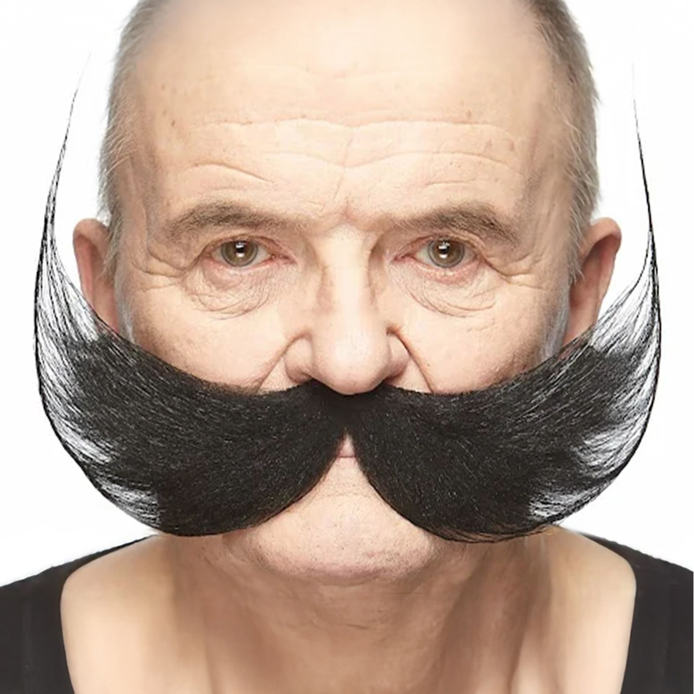 Opfinder Moustache Sort
