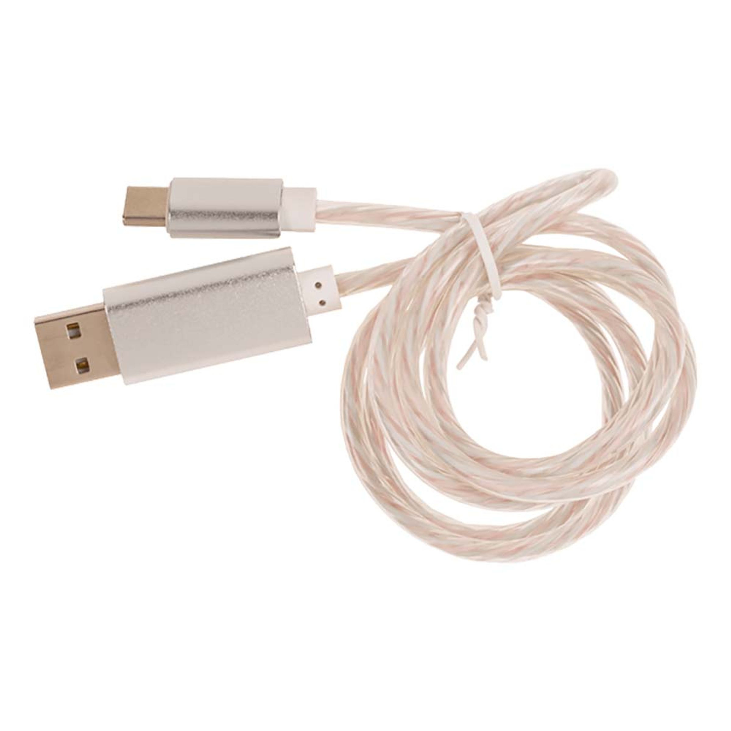 USB Laddningskabel med LED - USB-C | Hem - Roliga Prylar - Teknik - Mobiltillbehör | Maskeradspecialisten
