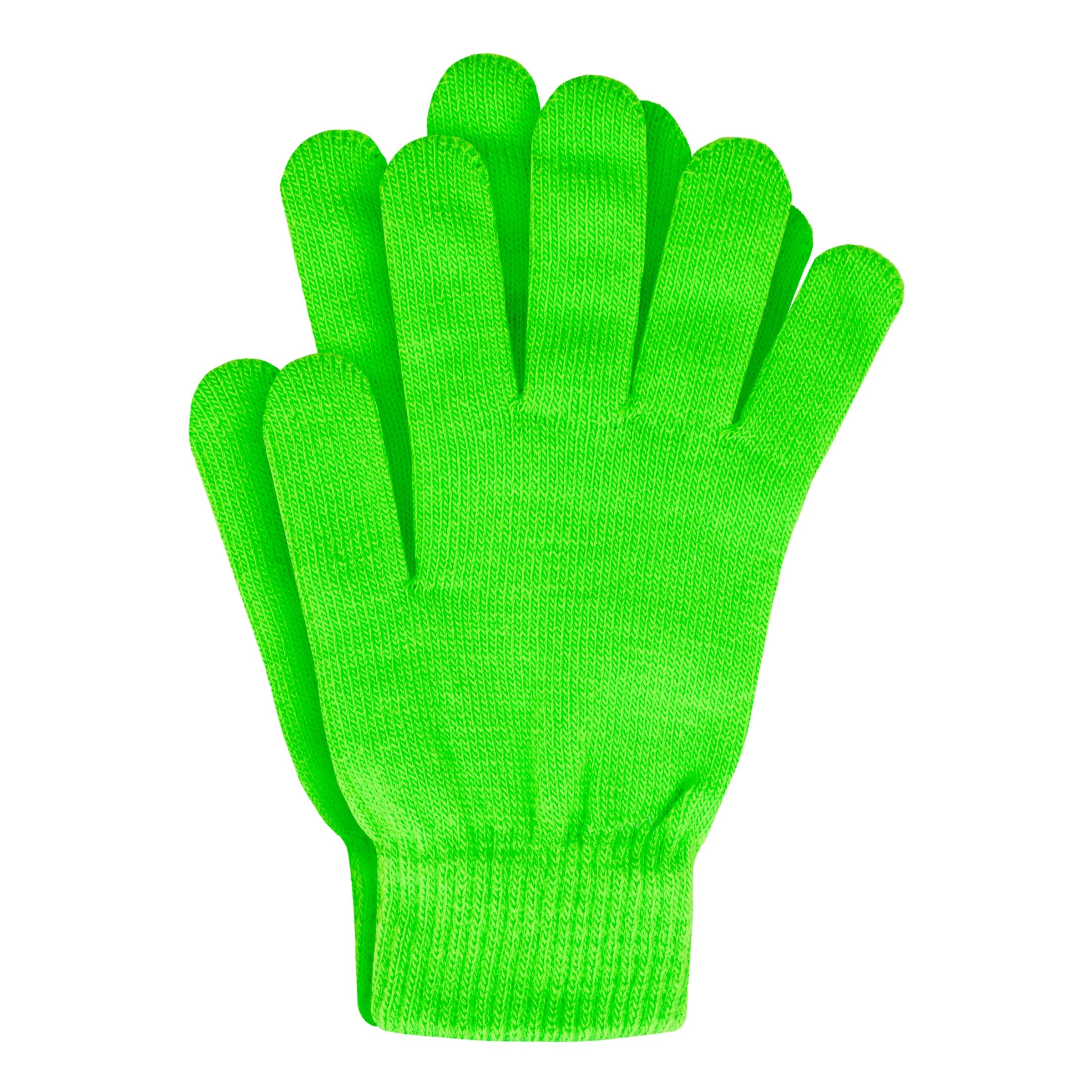 UV Neon Fingerhandskar - Grön | Hem - Maskerad - Tillbehör - Handskar | Maskeradspecialisten