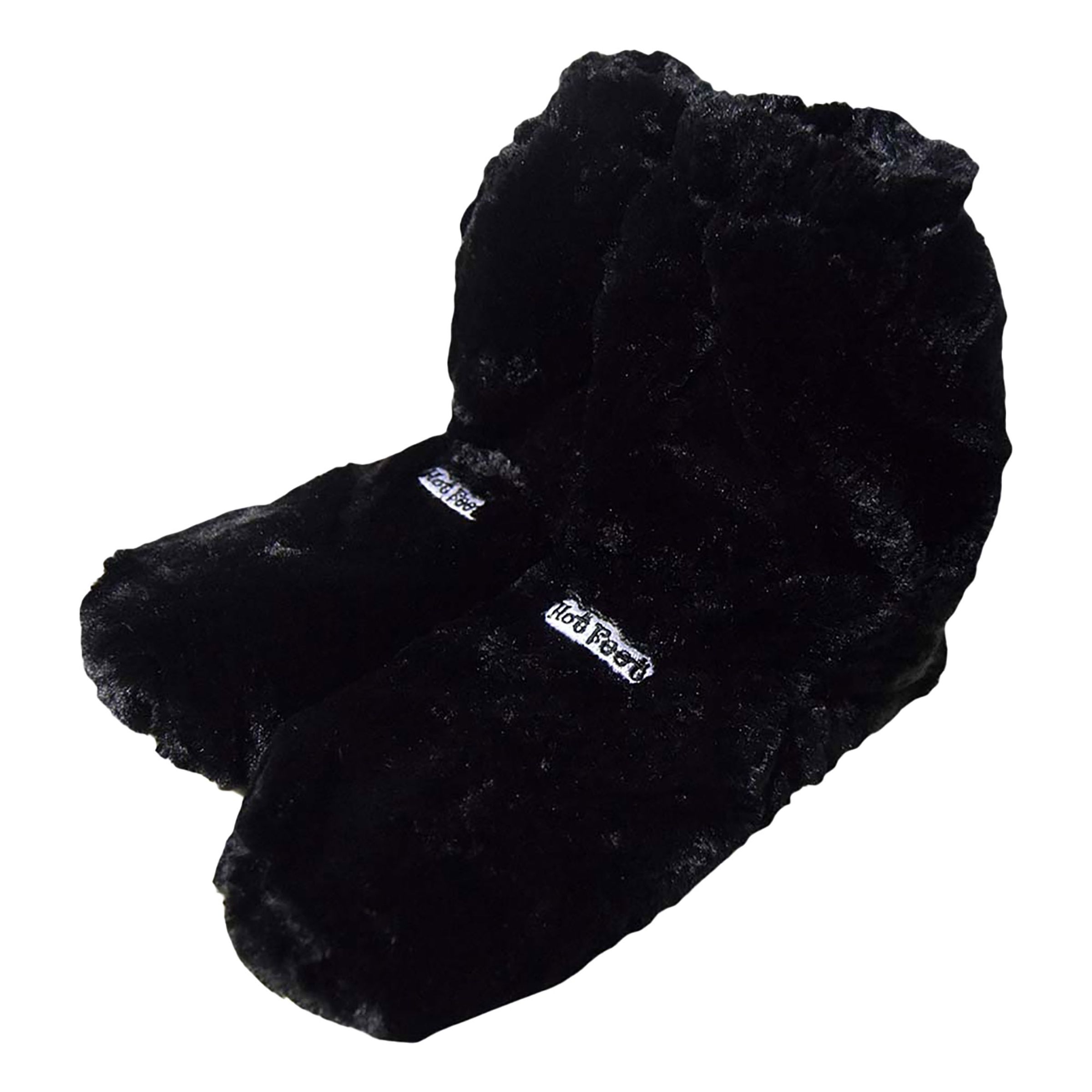 Hot Feet Värmetofflor Deluxe - Svart | Hem - Roliga Prylar - Kläder - Tofflor | Pryloteket