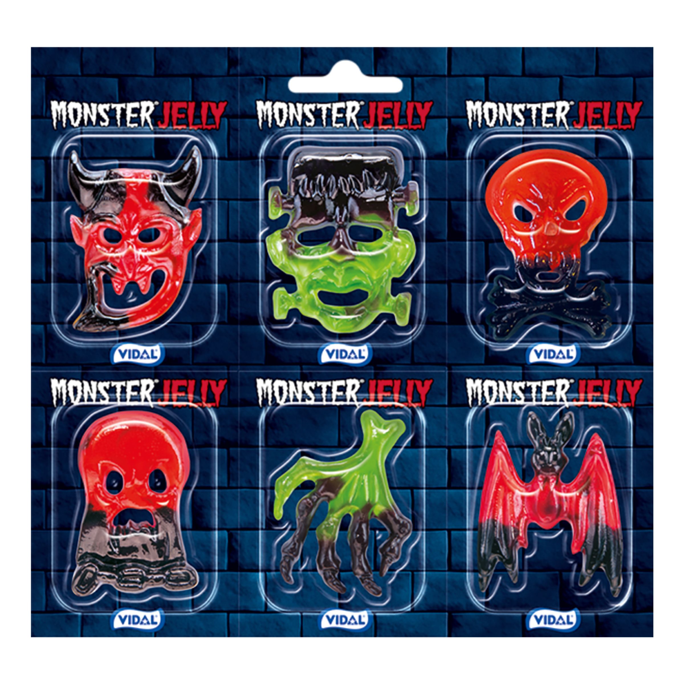 Vidal Monster Jelly - 66 g | Hem - Godis & Läsk - Godis - Gelégodis | Maskeradspecialisten