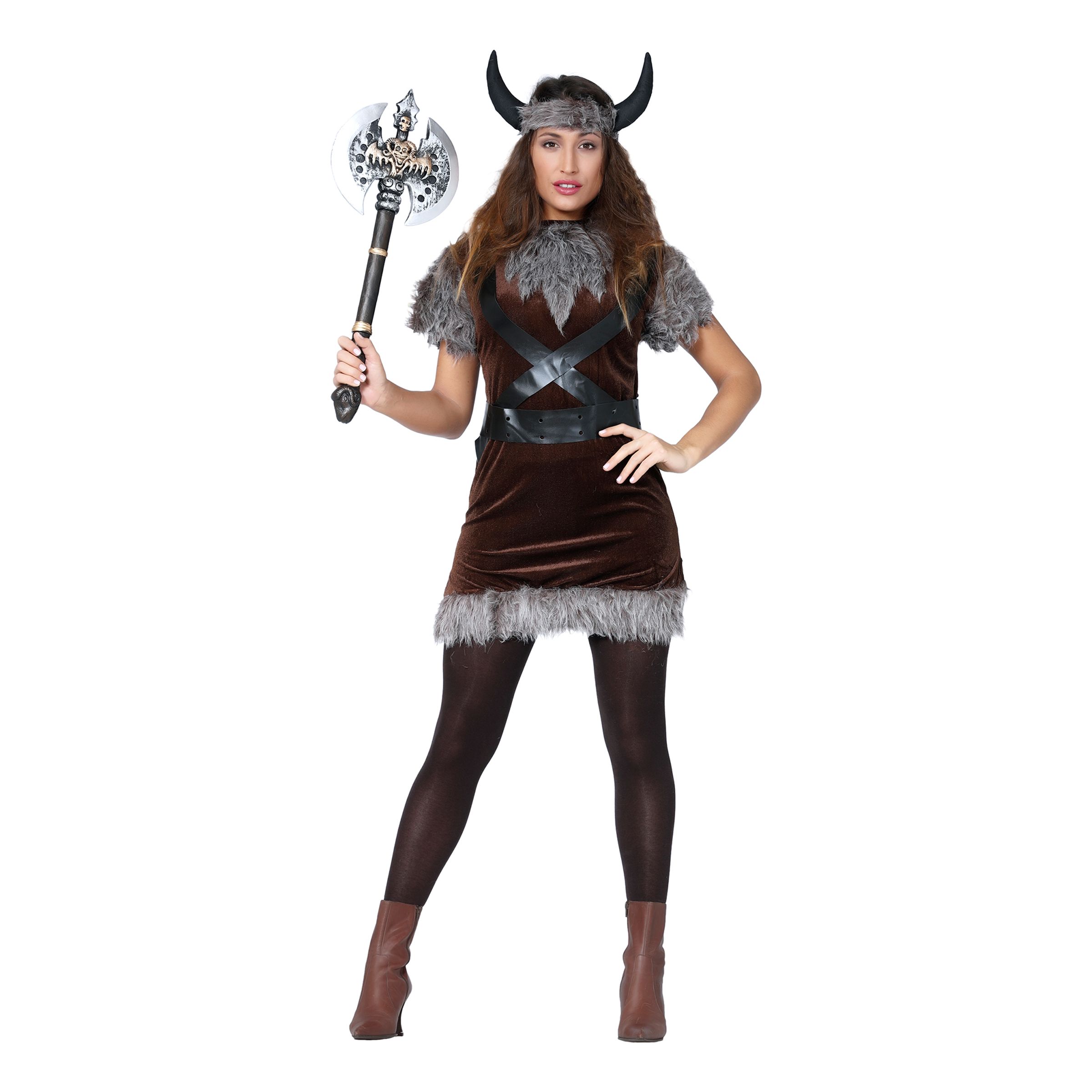 Viking Klänning Maskeraddräkt - X-Large | Hem - Maskerad - Maskeraddräkter - Damdräkter | Maskeradspecialisten