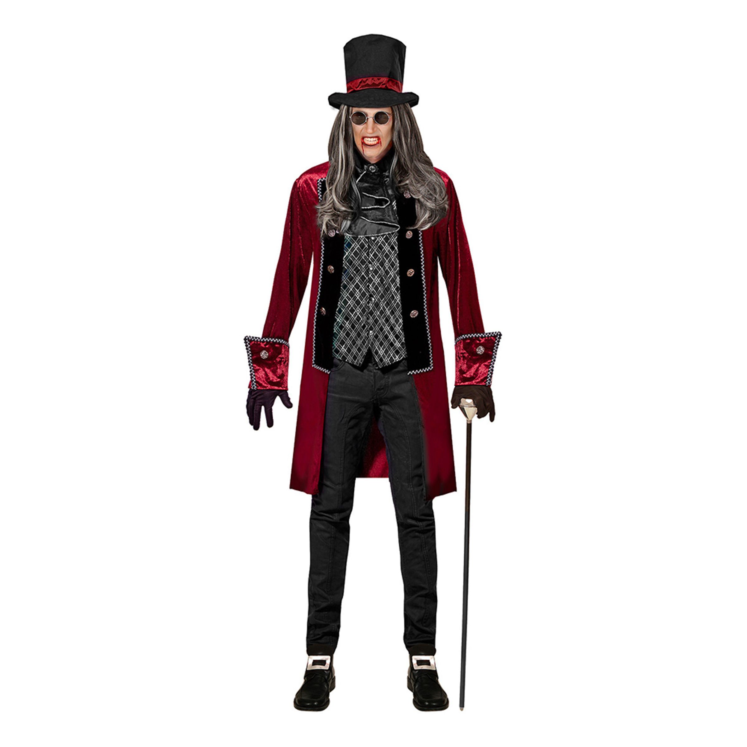 Viktoriansk Vampyr Halloween Maskeraddräkt - Small