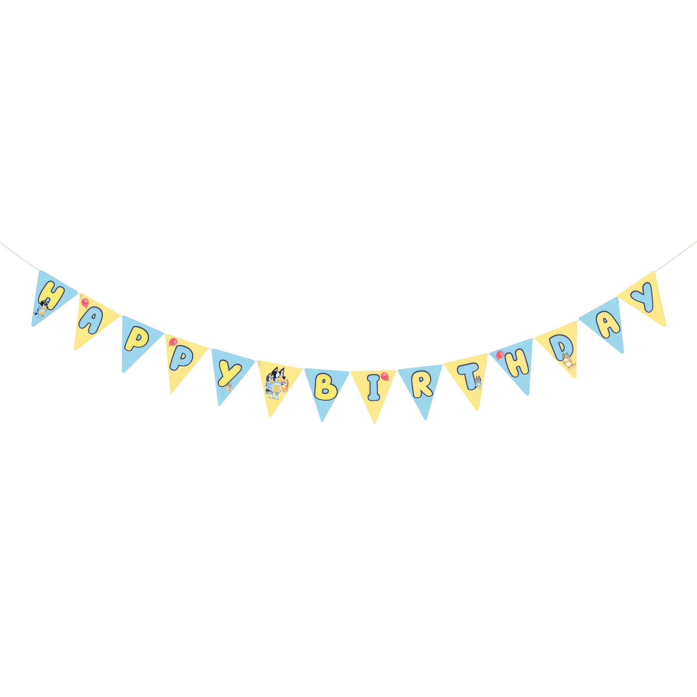 Bluey vimpelbanner 4,5 m.