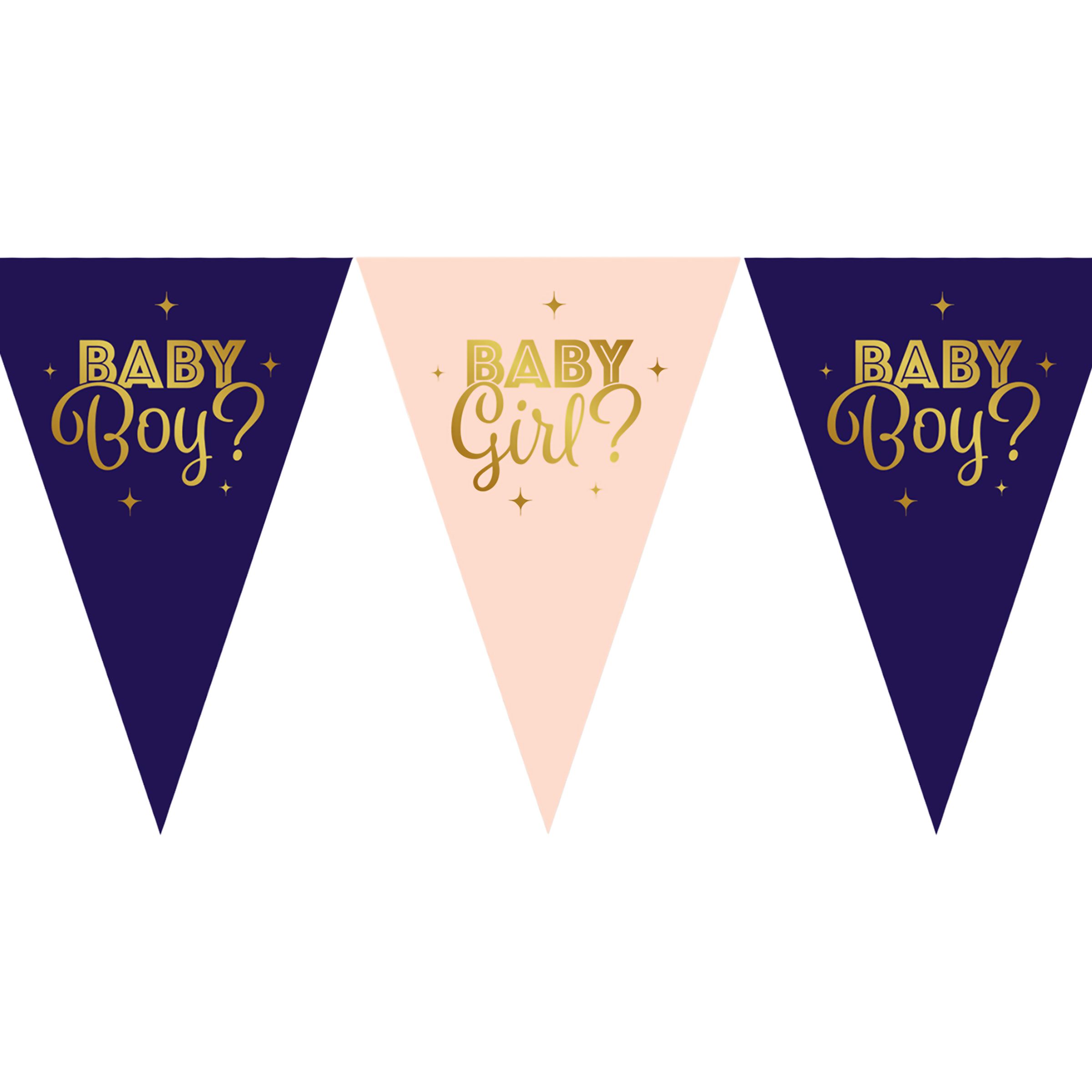 Vimpelguirlande Gender Reveal