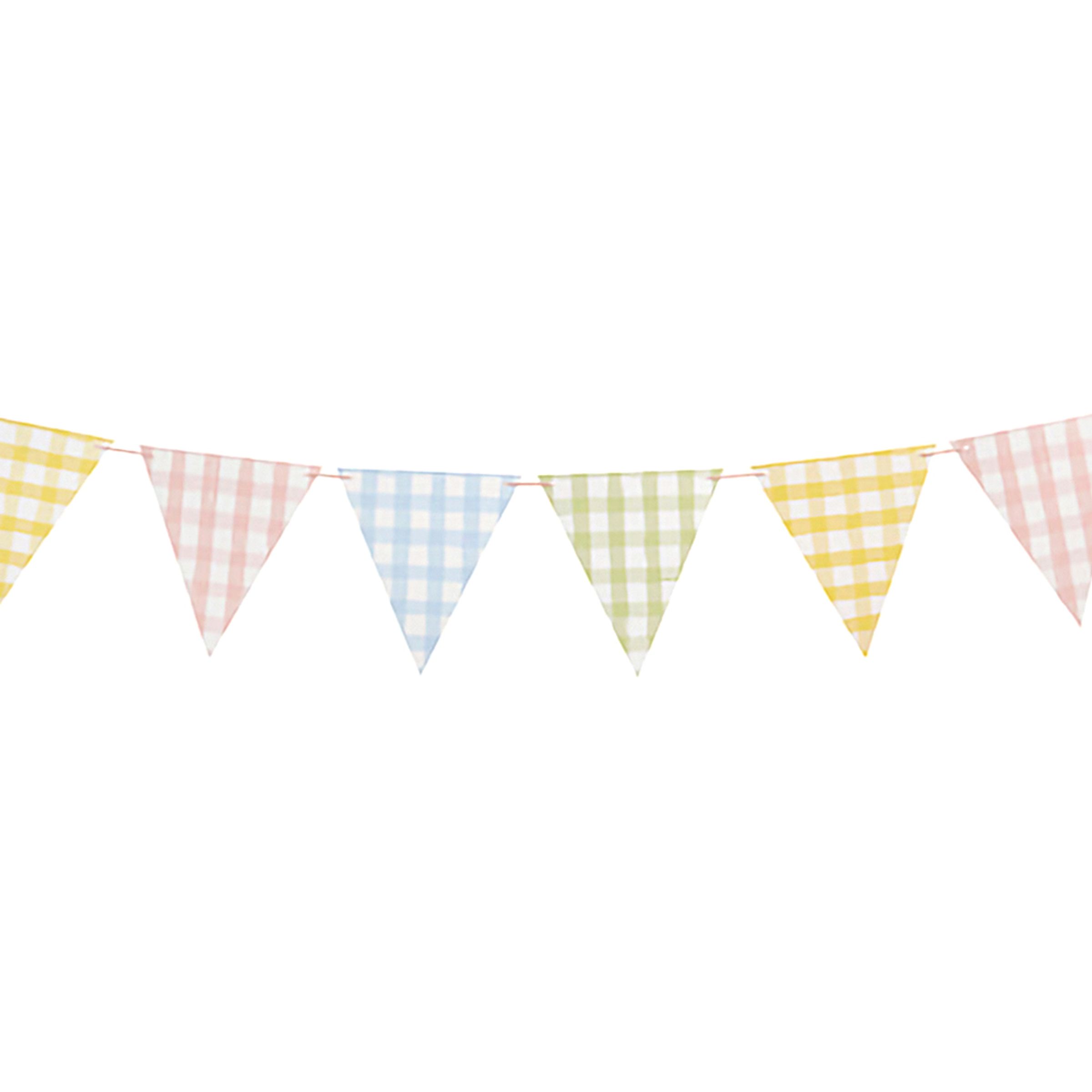 Vimpelgirlang Gingham | Hem - Festartiklar - Festdekoration - Girlanger | Pryloteket
