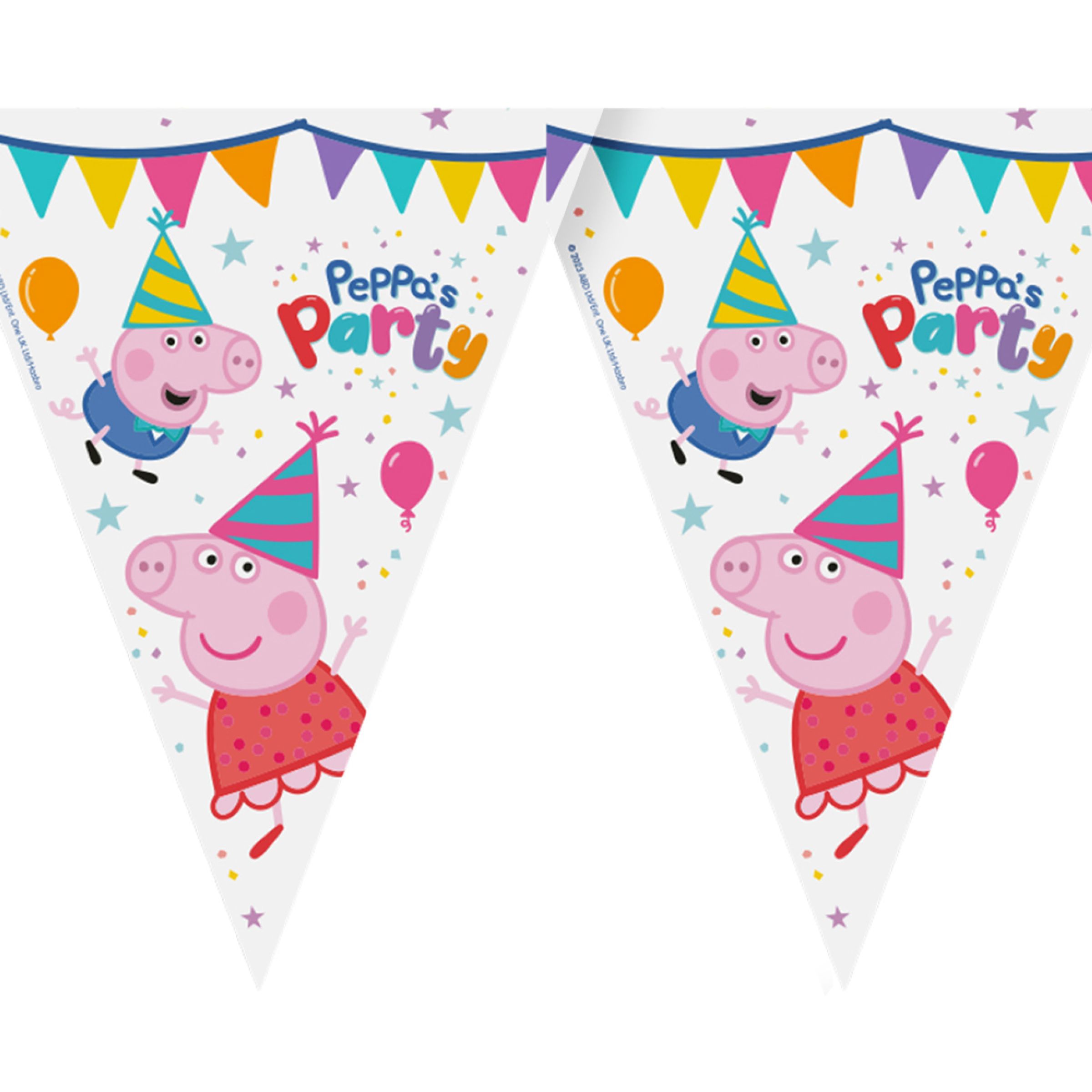 Vimpelguirlande Gurli Gris&trade; Peppa’s Party