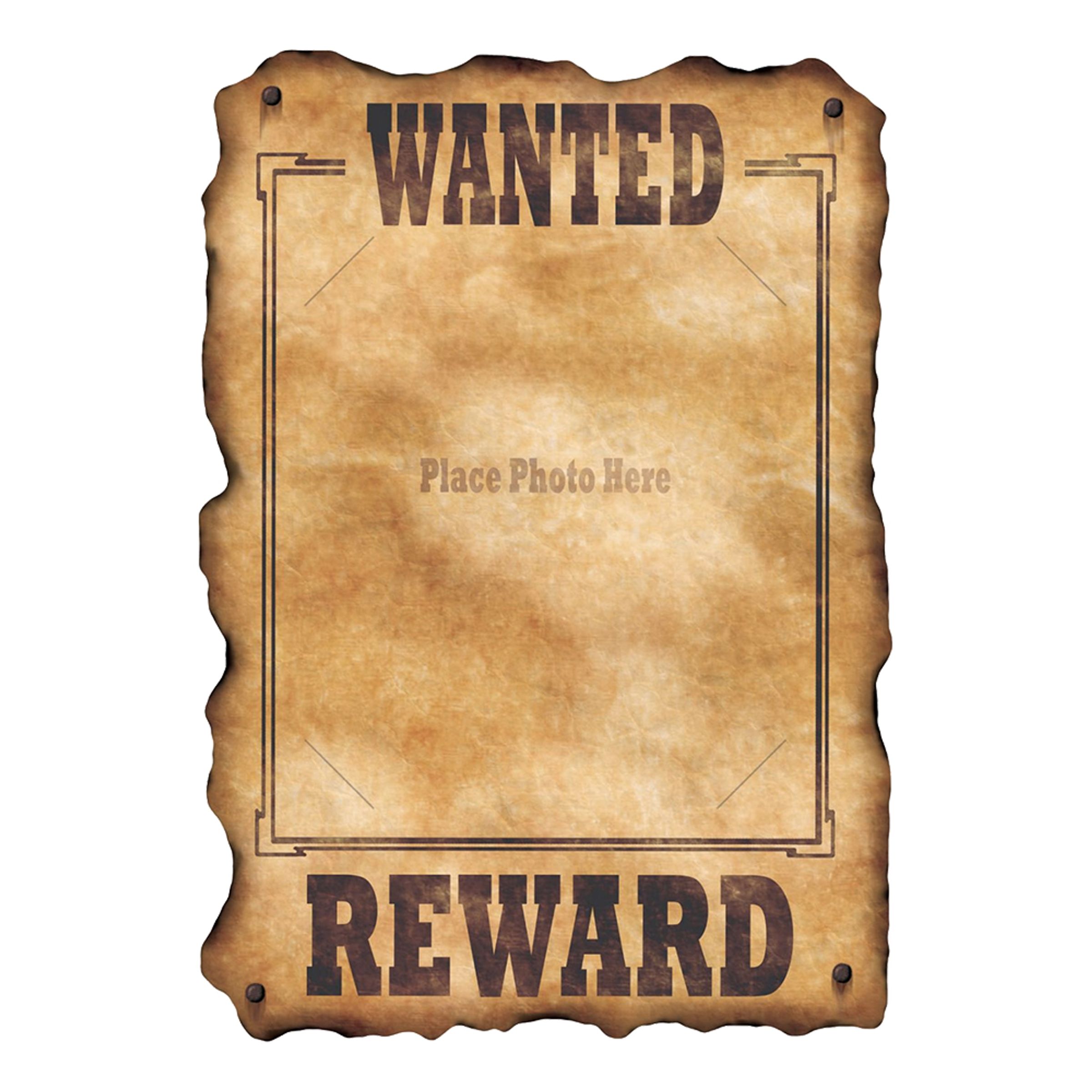 Western Wanted Skilt