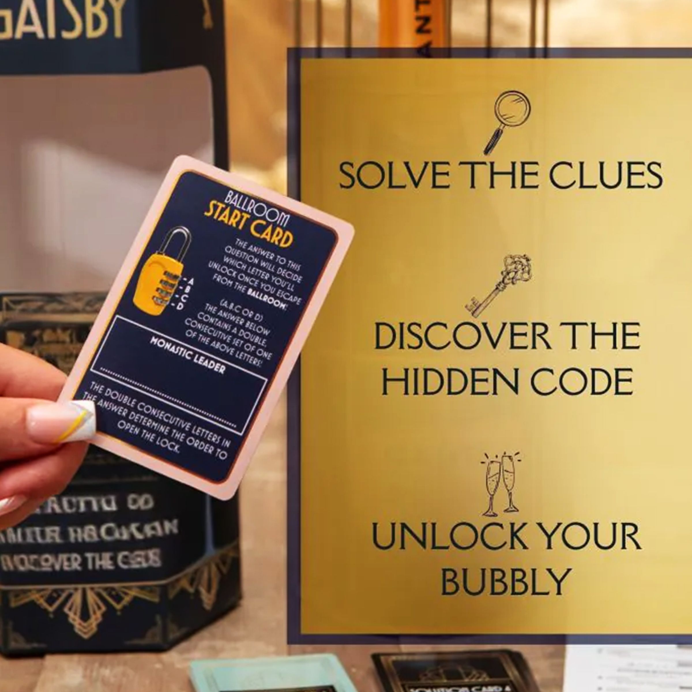 Wine Escape Room The Great Gatsby