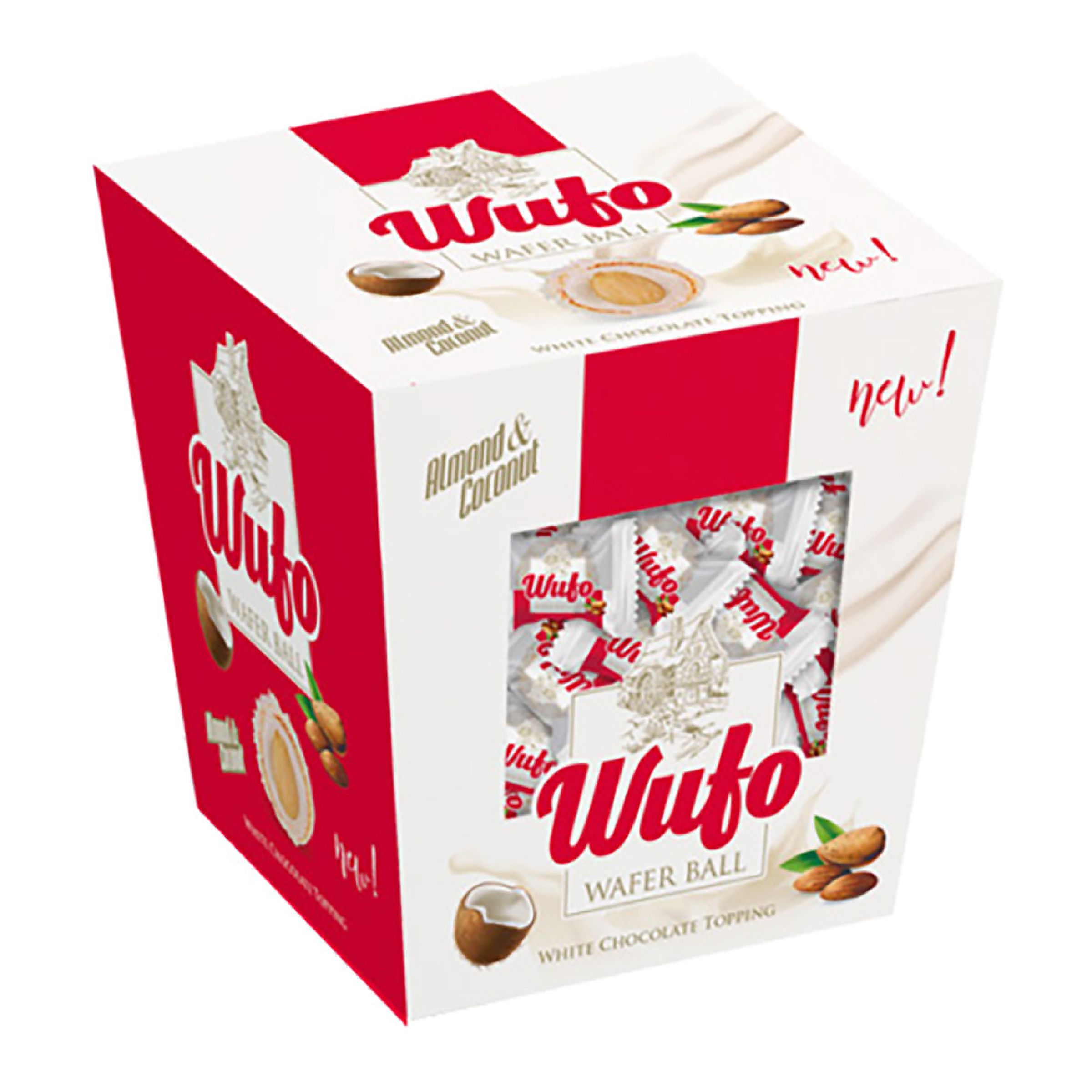 Wufo Wafer Ball Cream Almond - 150 g