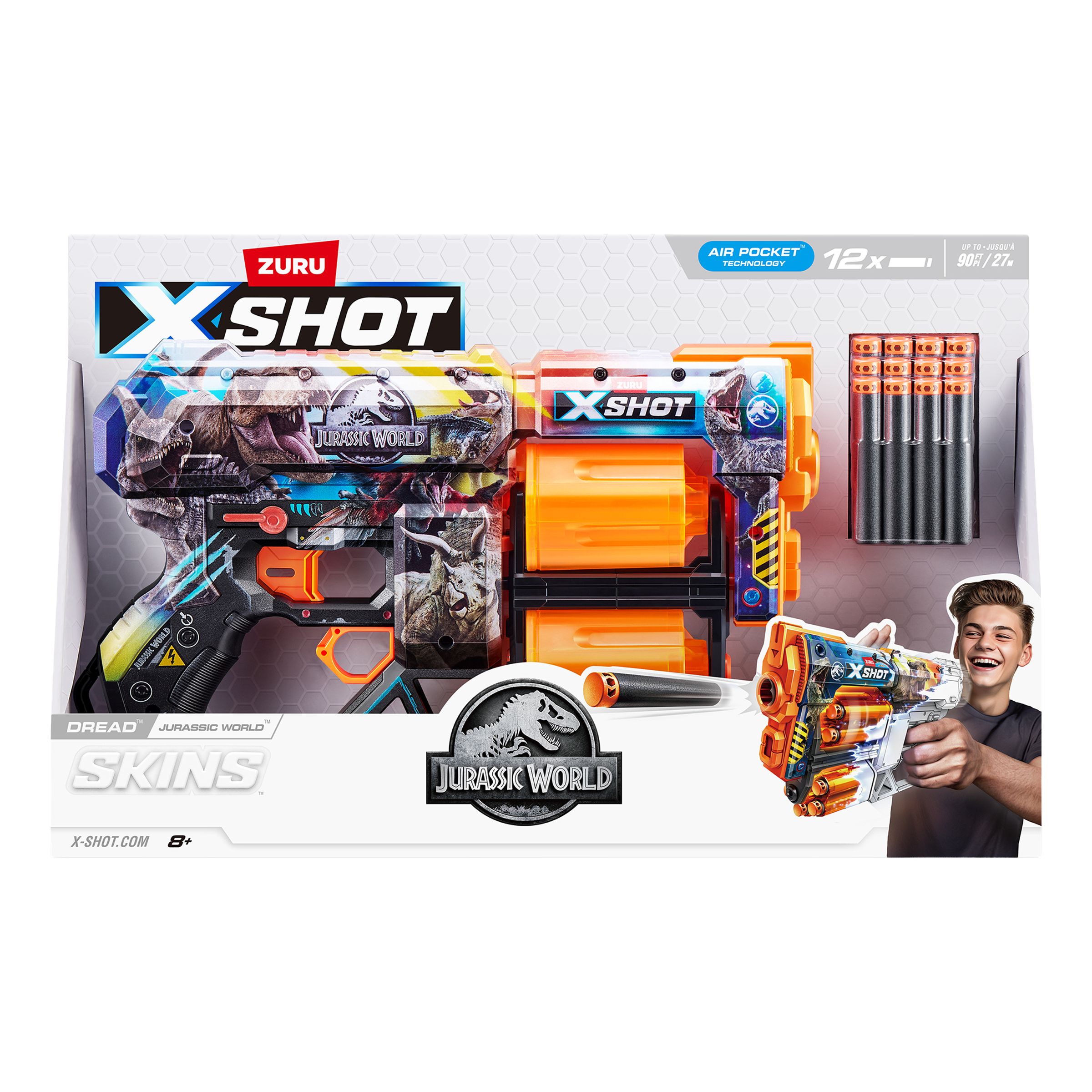 X-Shot Skins Dread Blaster Jurassic World Skin billede
