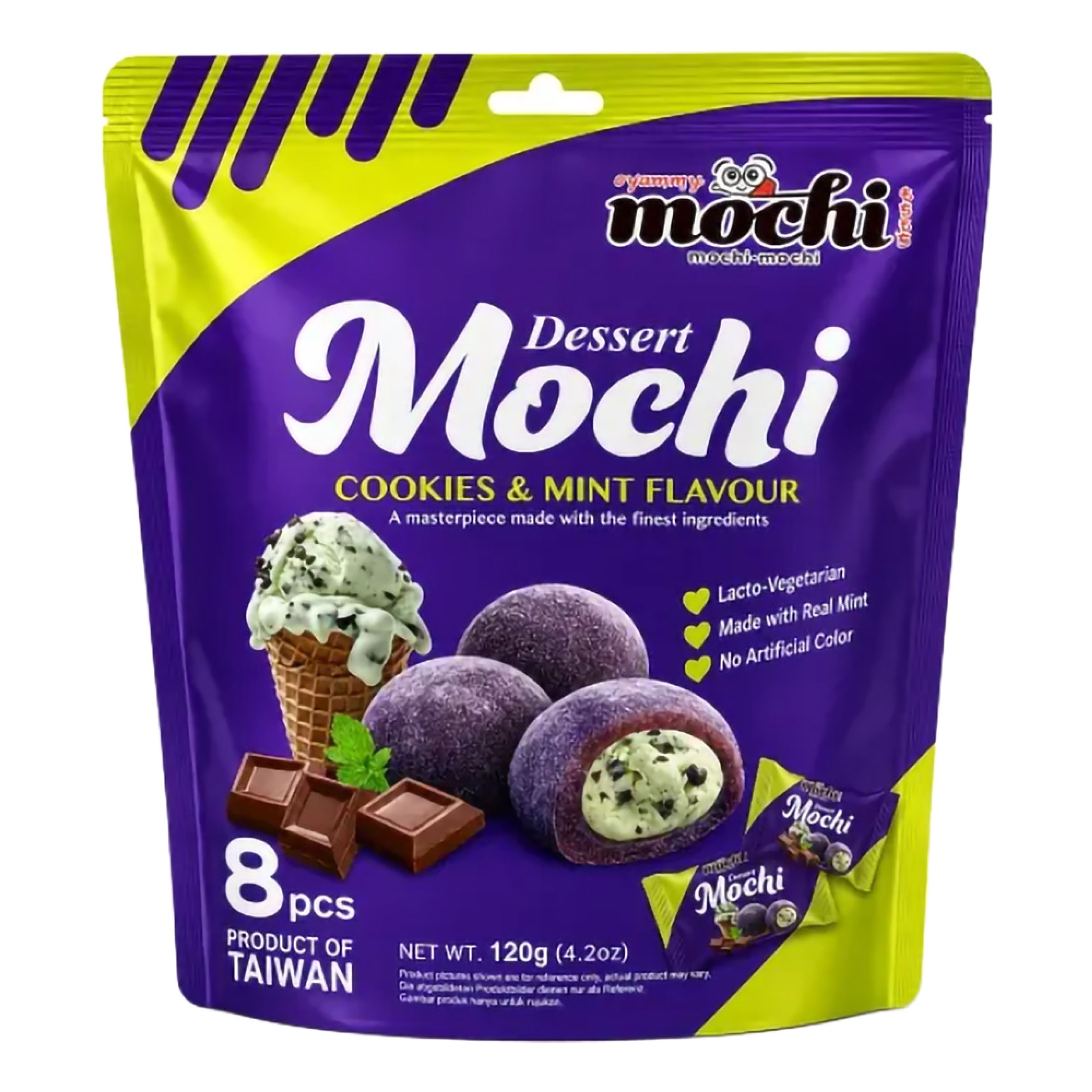 Yummy Mochi Cookies & Mint - 120 g