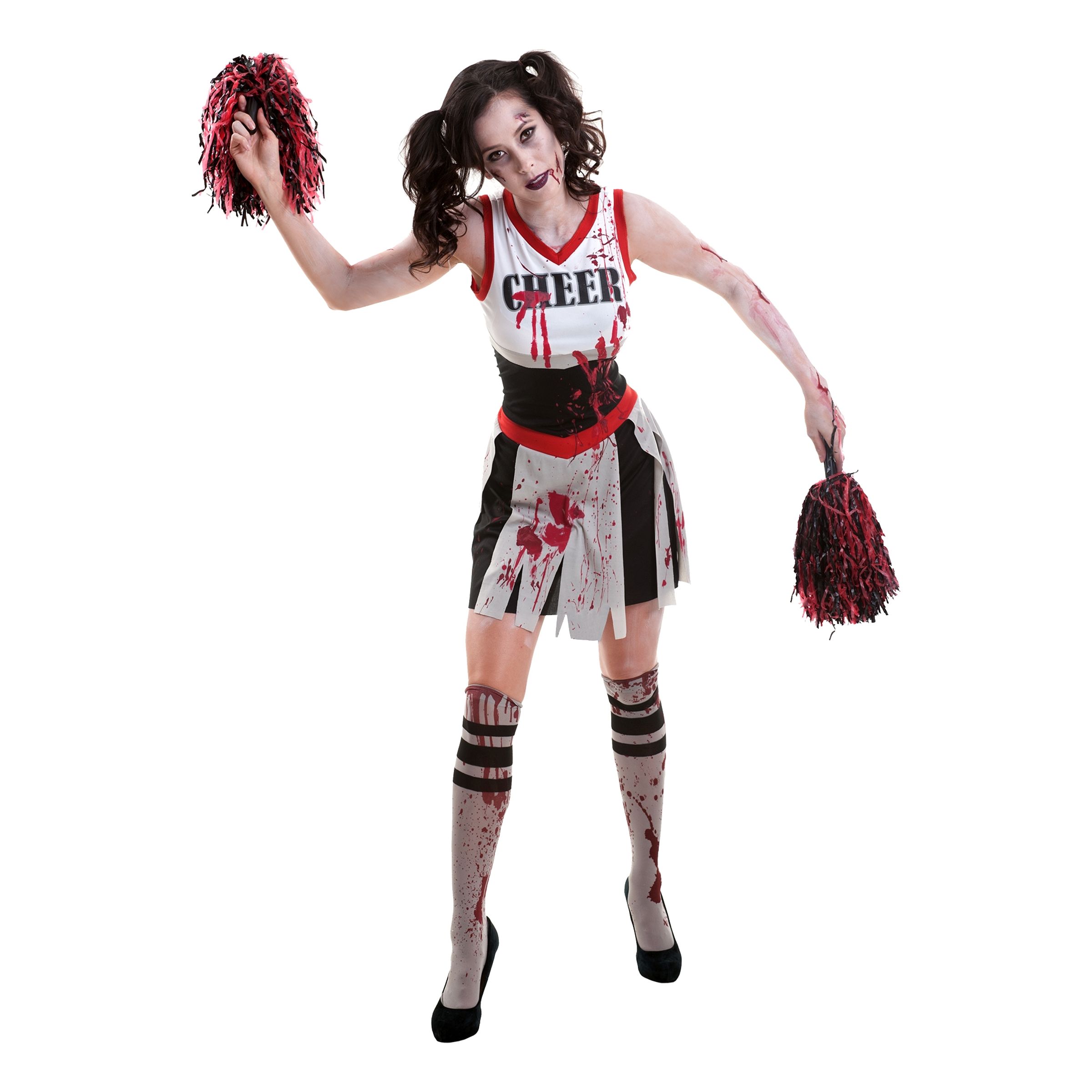 Zombie Cheerleader Maskeraddräkt - Small | Hem - Maskerad - Maskeraddräkter - Damdräkter | Maskeradspecialisten