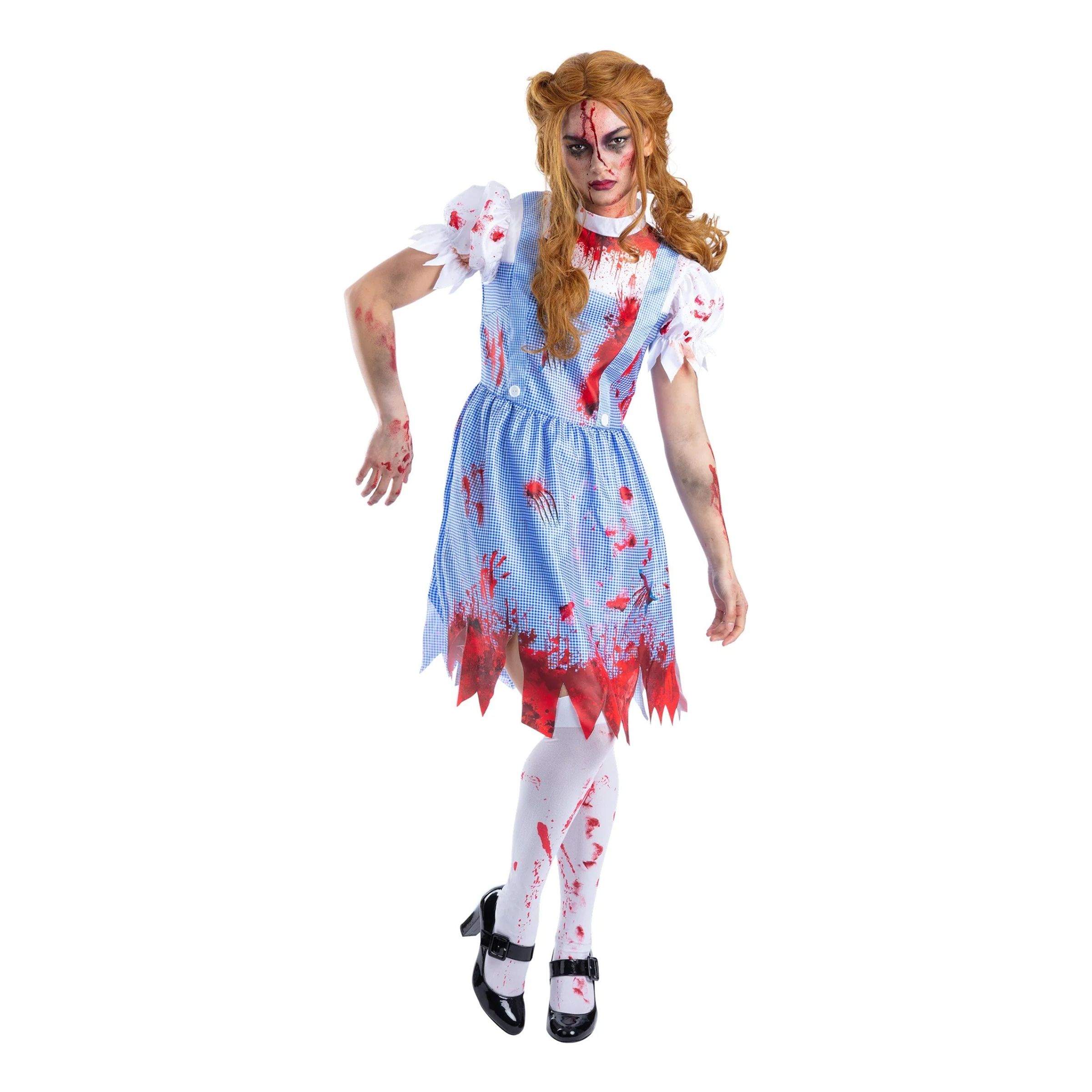 Zombie Country Girl Maskeraddräkt - Medium