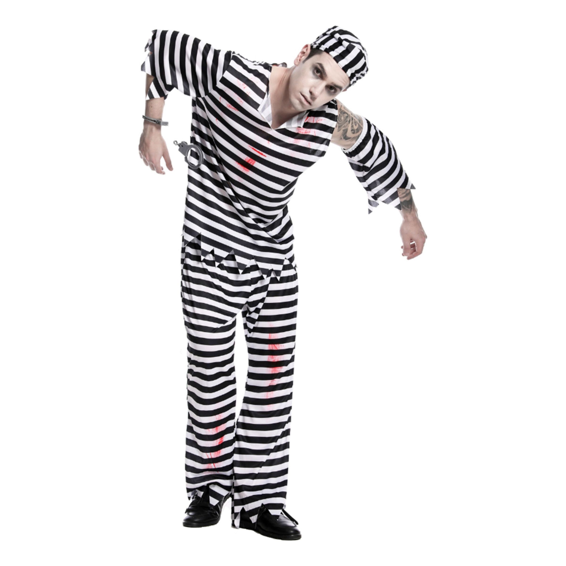Zombie Fånge Maskeraddräkt - One size