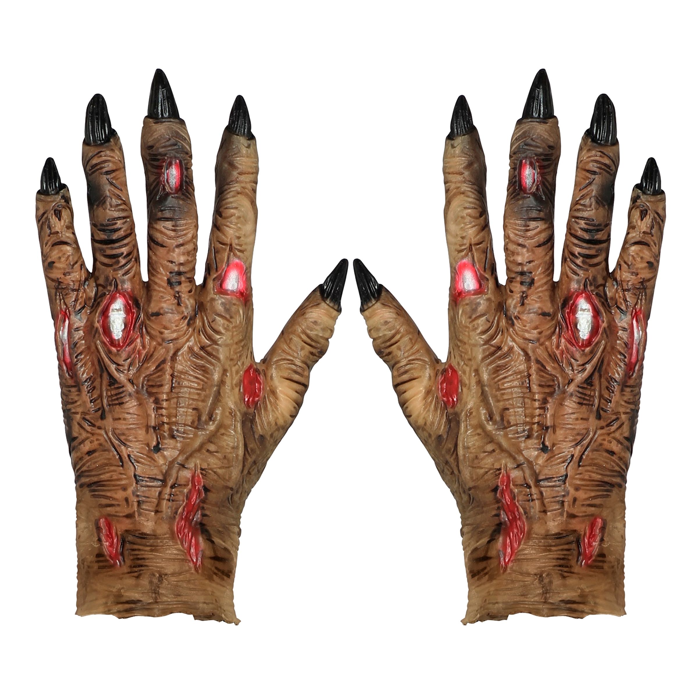 Zombiehandskar - One Size | Hem - Maskerad - Tillbehör - Maskeradaccessoarer | Maskeradspecialisten