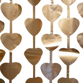 Backdrop Hjerter Mat Guld