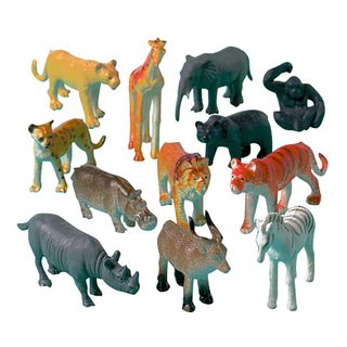 Plastfigurer Jungledyr